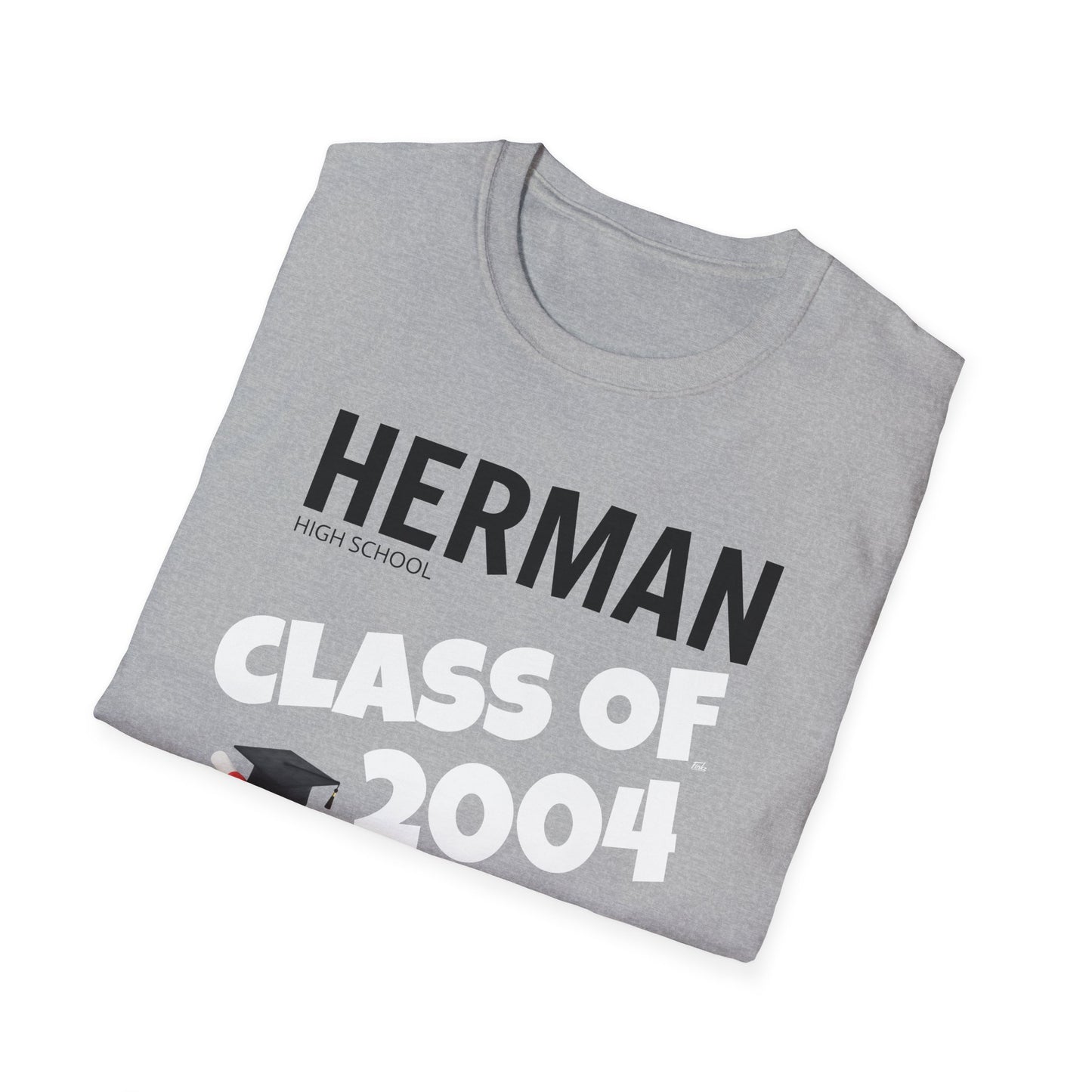 HERMAN COSTOMIZE THE YEAR T-Shirt, Softstyle Graphic Tee, Unisex Casual Wear, Support Local Merch, Gift for Community Lovers, Finkz Windsor