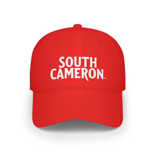 SOUTH CAMERON Low Profile Baseball Cap - Red Hat for Community Lovers FINKZ WINDSOR