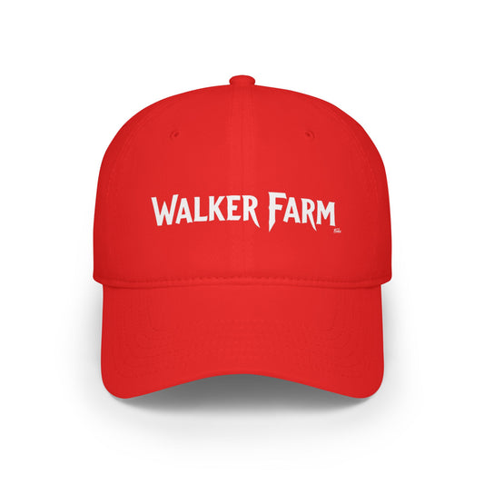WALKER FARM Low Profile Baseball Cap - Red Hat for Community Lovers FINKZ WINDSOR