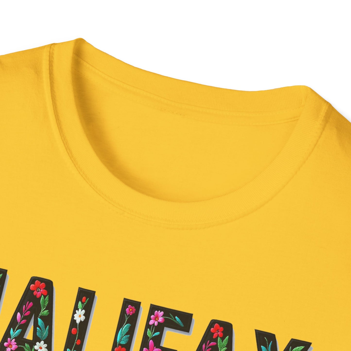 Halifax Local Gal Flower-Heart T-Shirt, c08-n00-s005 Softstyle Graphic Tee, Unisex Casual Wear, Support Local Merch, Gift for Community Lovers, Finkz WINDSOR