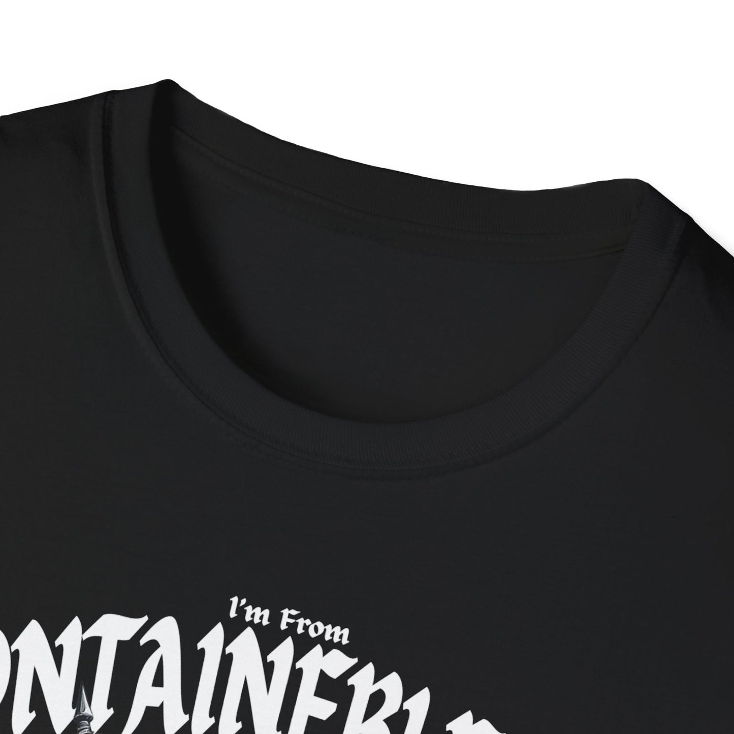 Fontainebleau Underestimate Guy T-Shirt, c01-n11-s002 Softstyle Graphic Tee, Unisex Casual Wear, Support'n Locals Merch, Gift for Community Lovers.