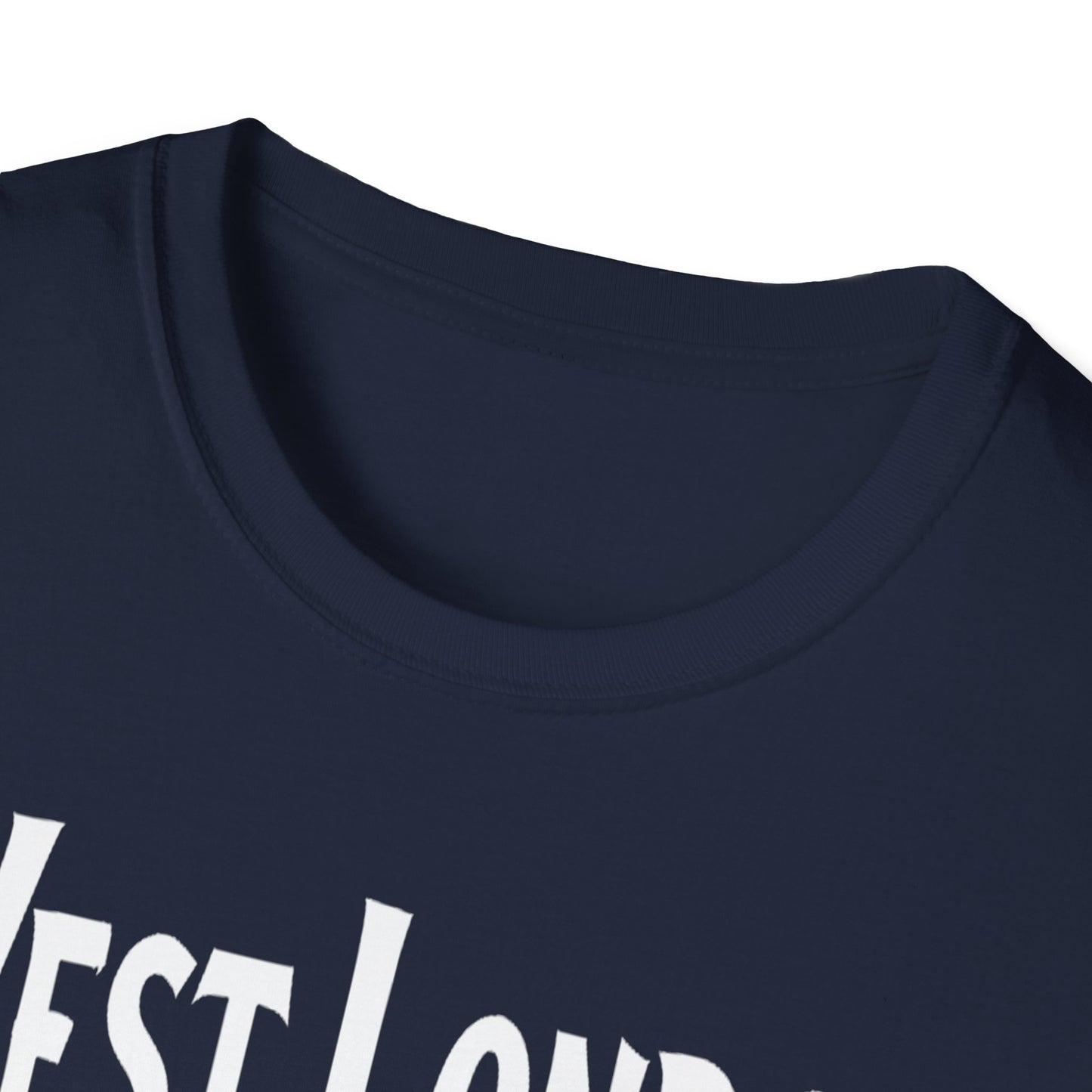 West London Hardcore We Support Our Own Red Leaf T-Shirt, c02-n08-s006 Softstyle Graphic Tee, Unisex Casual Wear, Support'n Locals Merch, Gift for Community Lovers.