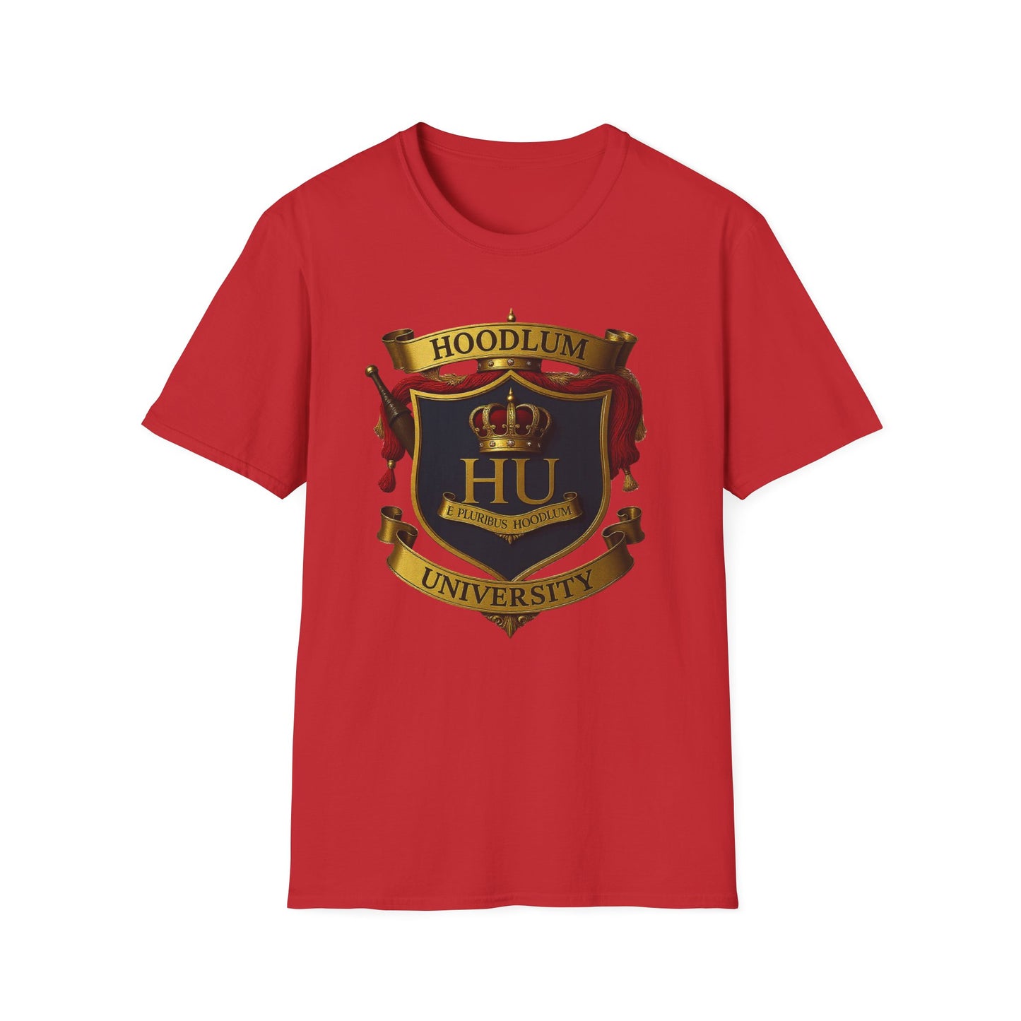 Hoodlum University 2 T-Shirt, Softstyle Graphic Tee, Unisex Casual Wear, Support Local Merch, Gift for Community Lovers, Finkz Windsor