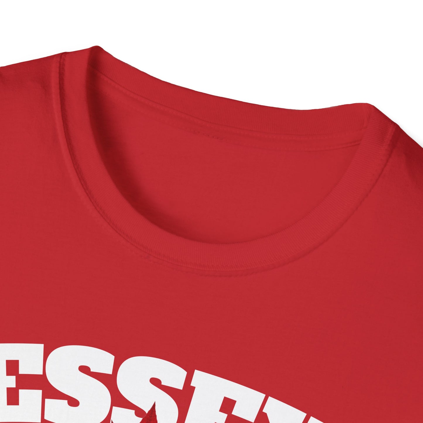 ESSEX Local Gal Red Leaf T-Shirt, Softstyle Graphic Tee, Unisex Casual Wear, Support Local Merch, Gift for Community Lovers, Finkz Windsor