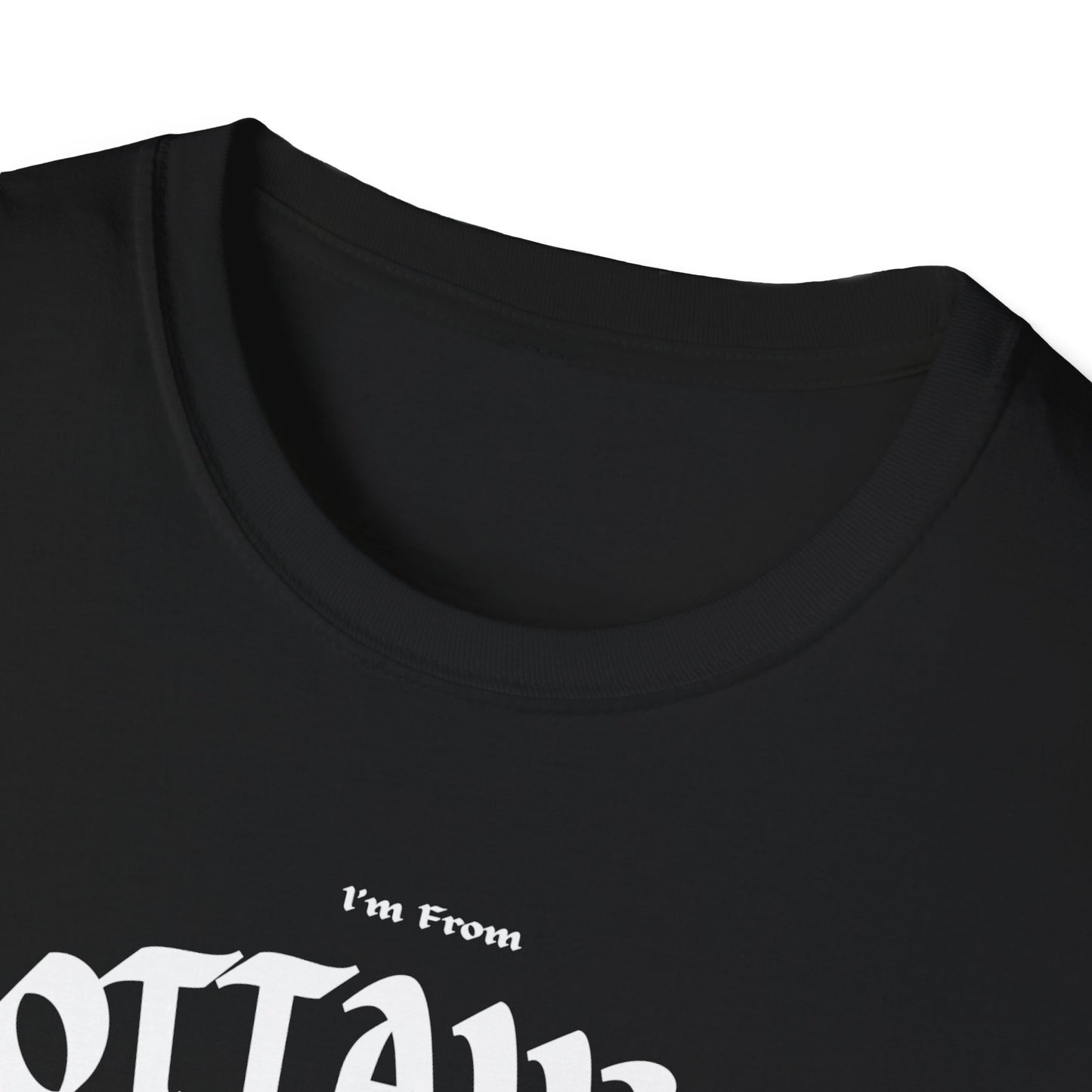 Ottawa Underestimate Gal T-Shirt, c007-n00-s001 Softstyle Graphic Tee, Unisex Casual Wear, Support'n Locals Merch, Gift for Community Lovers.