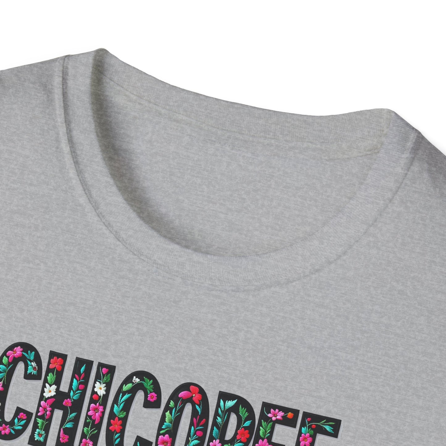 Chicopee Local Gal Flower-Heart T-Shirt, c03-n01-s05  Softstyle Graphic Tee, Unisex Casual Wear, Support Local Merch, Gift for Community Lovers, Finkz WINDSOR