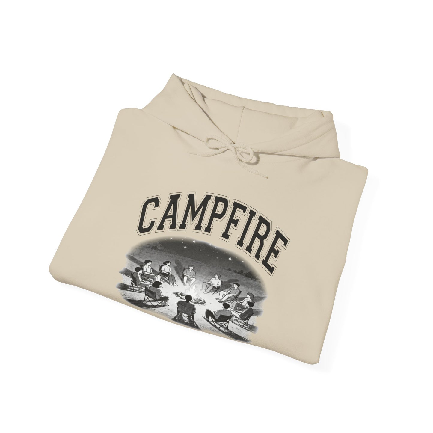 Campfire Social Club Leaf Cozy Hoodie | Unisex Sweatshirt for Nature Lovers, Casual Wear, Gift for Him/Her, Outdoor Adventures, Cozy Days Canada Patriotic