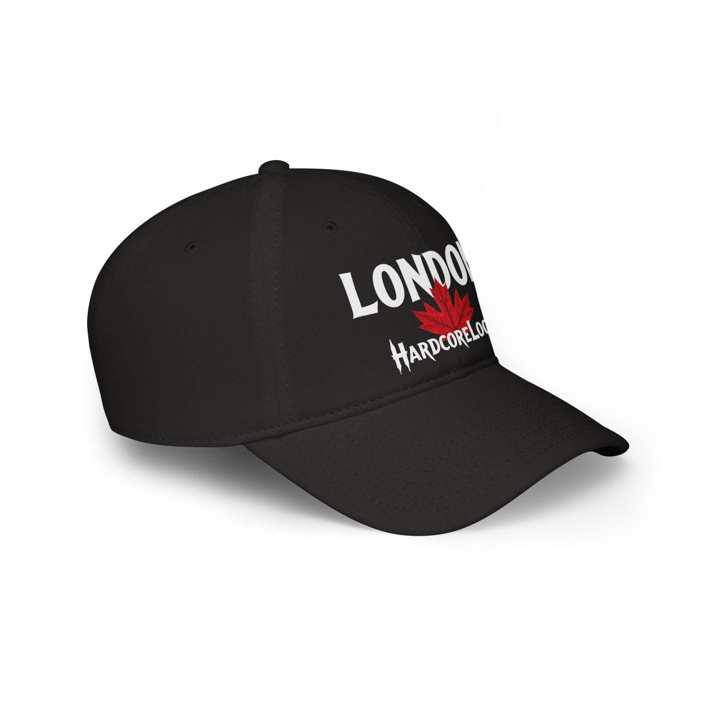 London HARDCORE LOCAL Red LEAF Low Profile Baseball Cap - Hat for Community Lovers