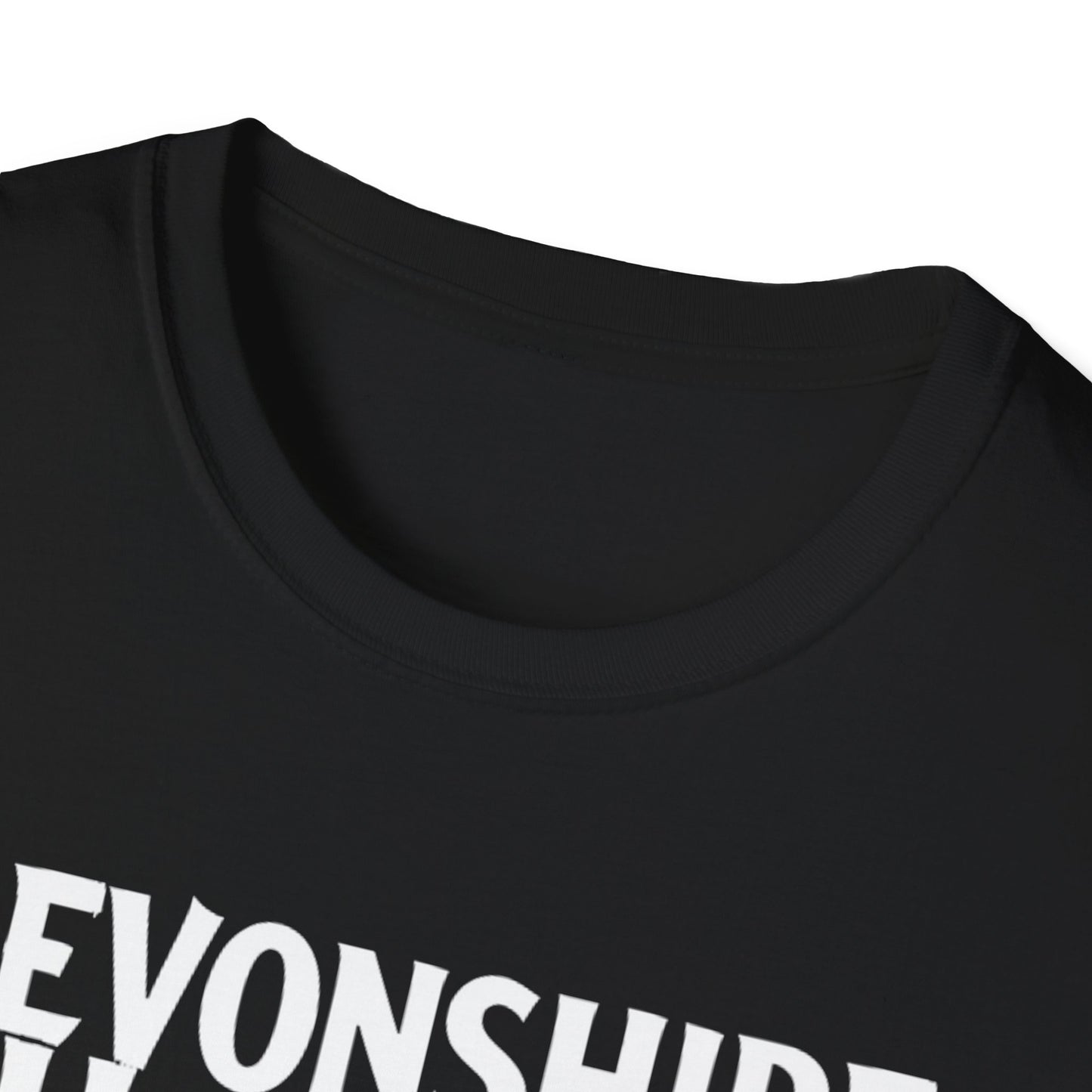 DEVONSHIRE HEIGHTS Hardcore Local, We Support Our Own,  Red Leaf 3 T-Shirt, Softstyle Graphic Tee, Unisex Casual Wear, Support Local Merch, Gift for Community Lovers, FINKZ WINDSOR