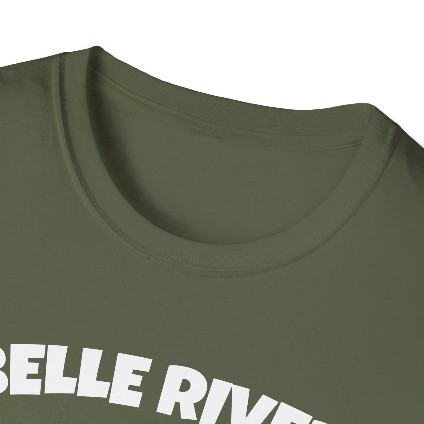 BELLE RIVER T-Shirt, Softstyle Graphic Tee, Unisex Casual Wear, Support Local Merch, Gift for Community Lovers, Finkz Windsor
