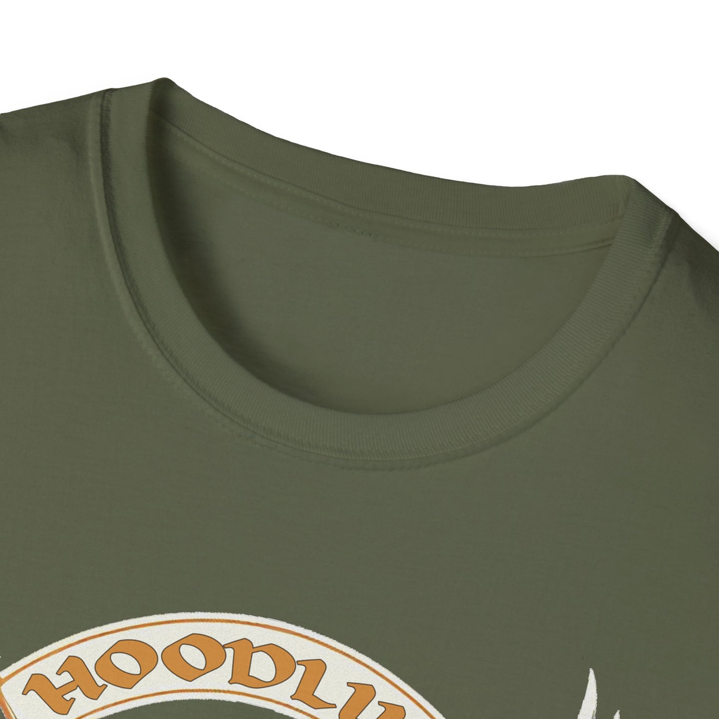 Forest Glade Hoodlum University Wings T-Shirt, Softstyle Graphic Tee, Unisex Casual Wear, Support'n Locals Merch, Gift for Community Lovers, c01-n09-s004