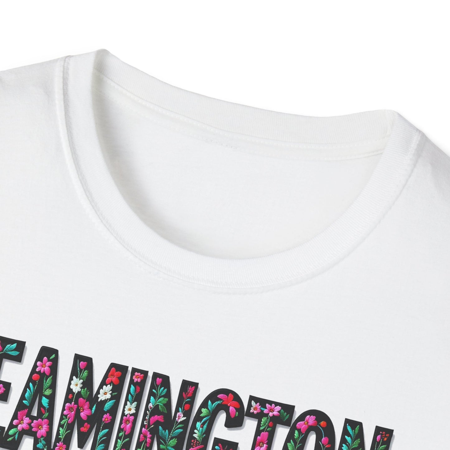 LEAMINGTON Local Gal Flower-Heart T-Shirt, 3 Softstyle Graphic Tee, Unisex Casual Wear, Support Local Merch, Gift for Community Lovers, Finkz WINDSOR