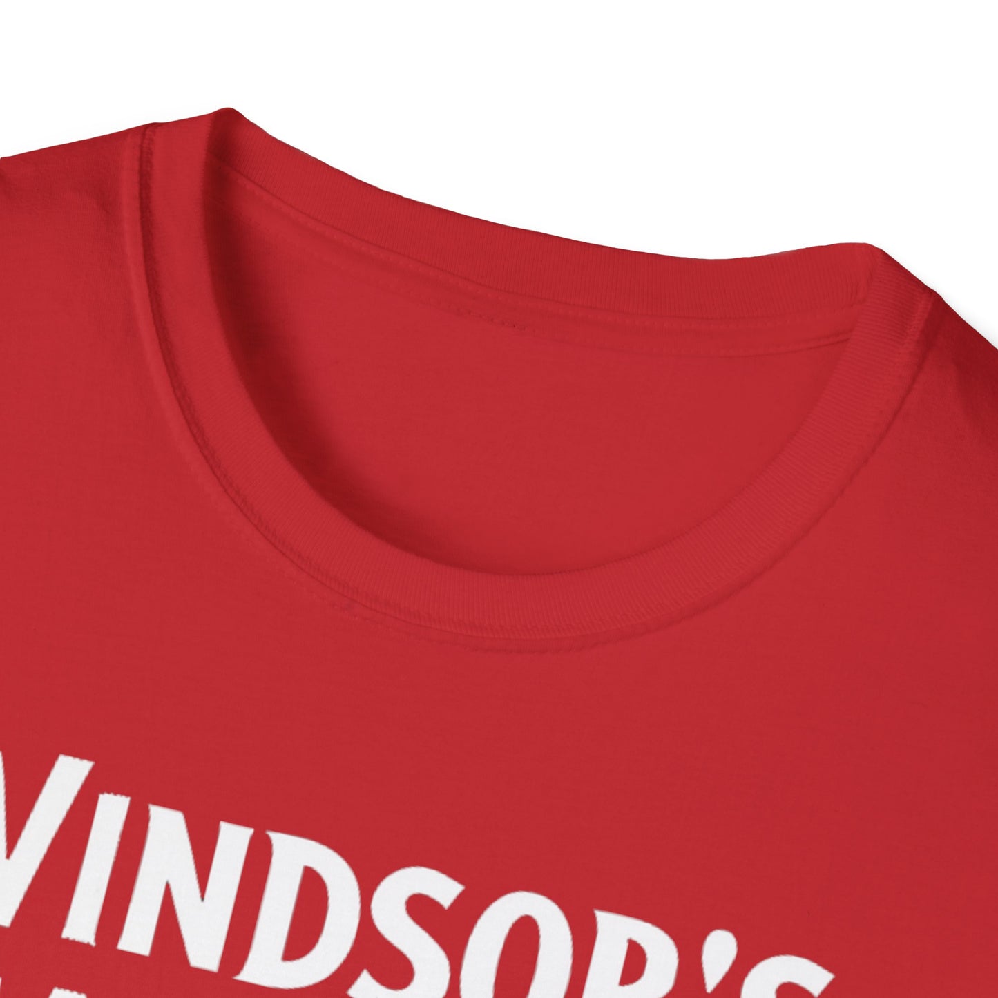 EAST WINDSOR, We Support Our Own 2, Hardcore Local White Leaf T-Shirt, Softstyle Graphic Tee, Unisex Casual Wear, Support Local Merch, Gift for Community Lovers Finkz Windsor
