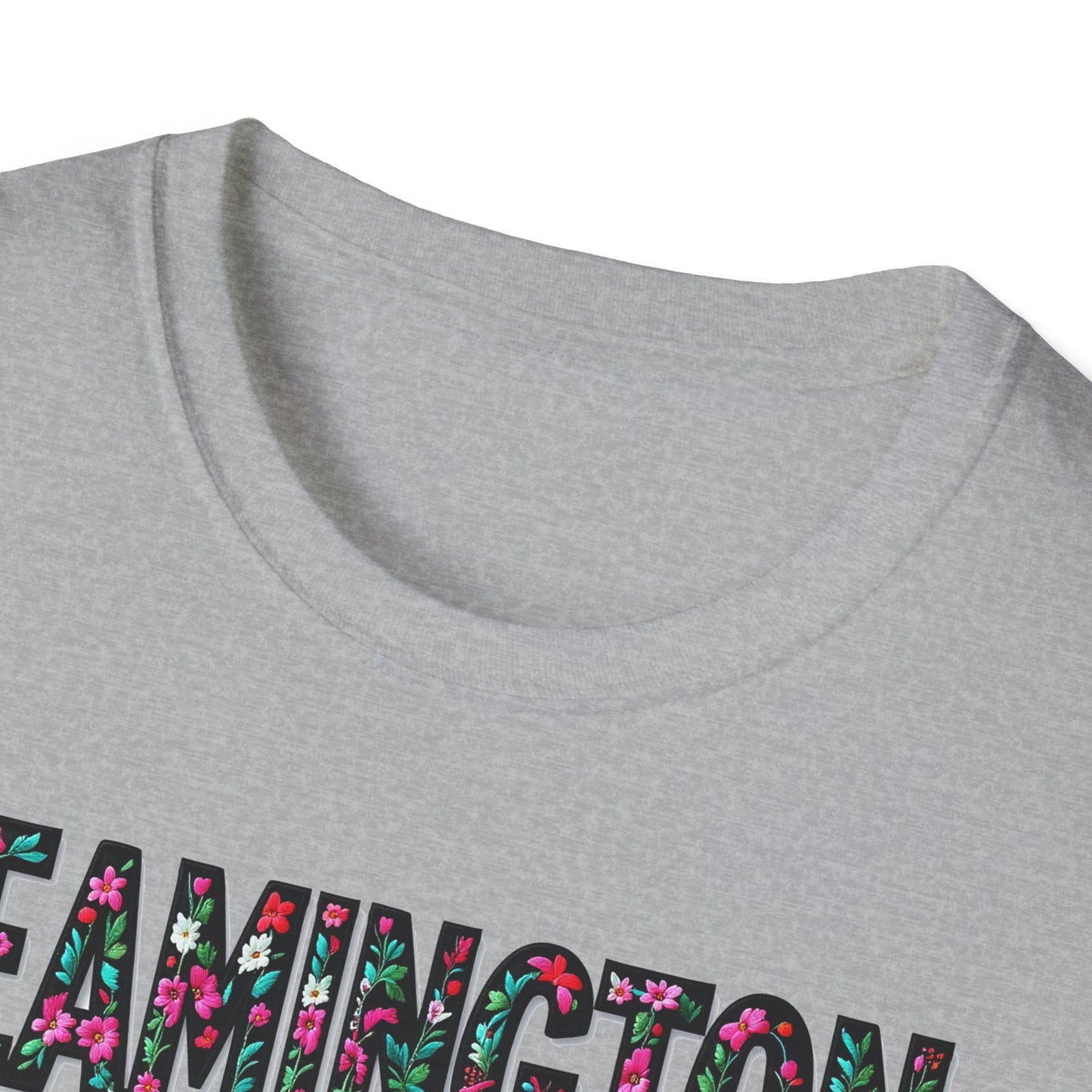 LEAMINGTON Local Gal Flower-Heart T-Shirt, 3 Softstyle Graphic Tee, Unisex Casual Wear, Support Local Merch, Gift for Community Lovers, Finkz WINDSOR