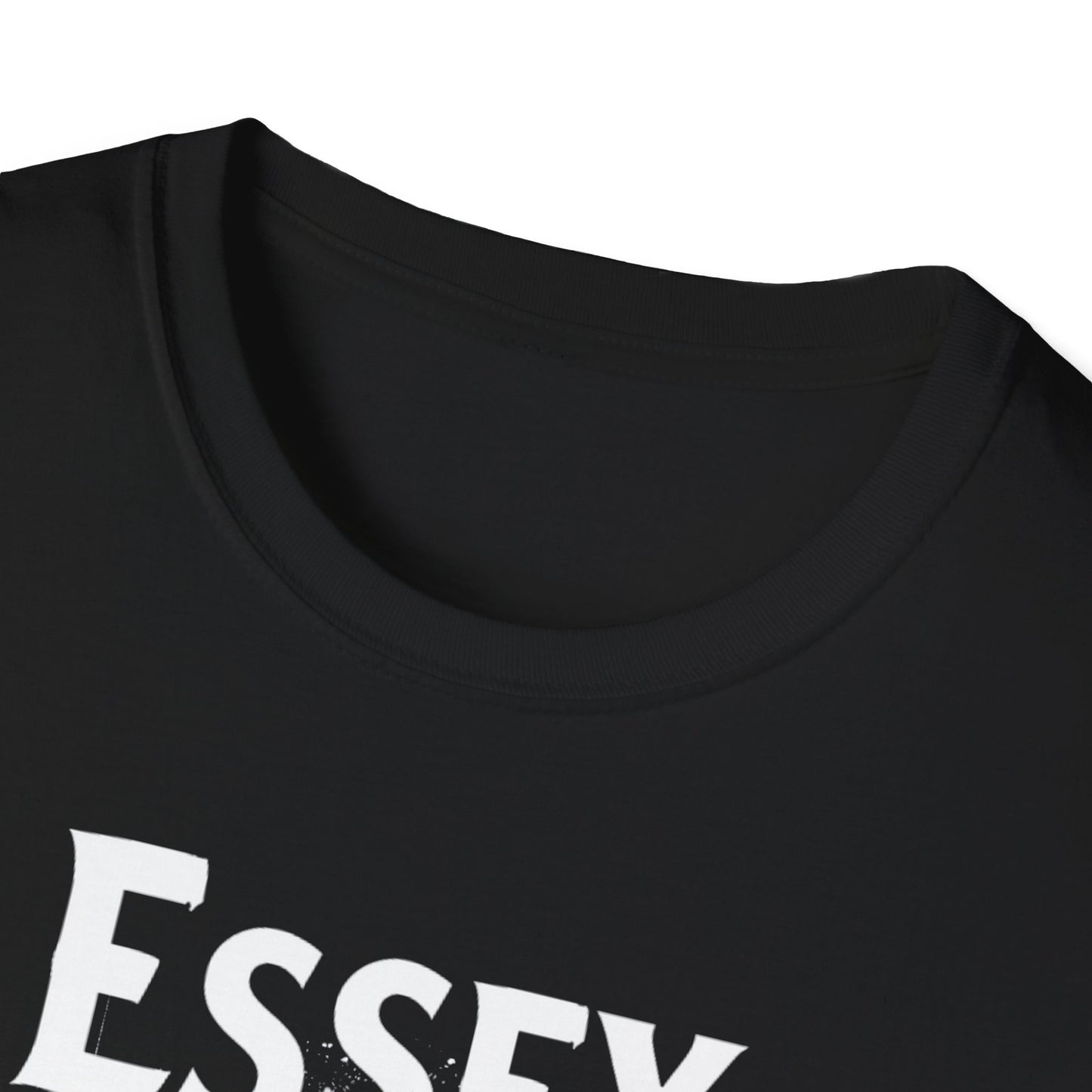 ESSEX, We Support Our Own 2, Hardcore Local White Leaf T-Shirt, Softstyle Graphic Tee, Unisex Casual Wear, Support Local Merch, Gift for Community Lovers Finkz Windsor