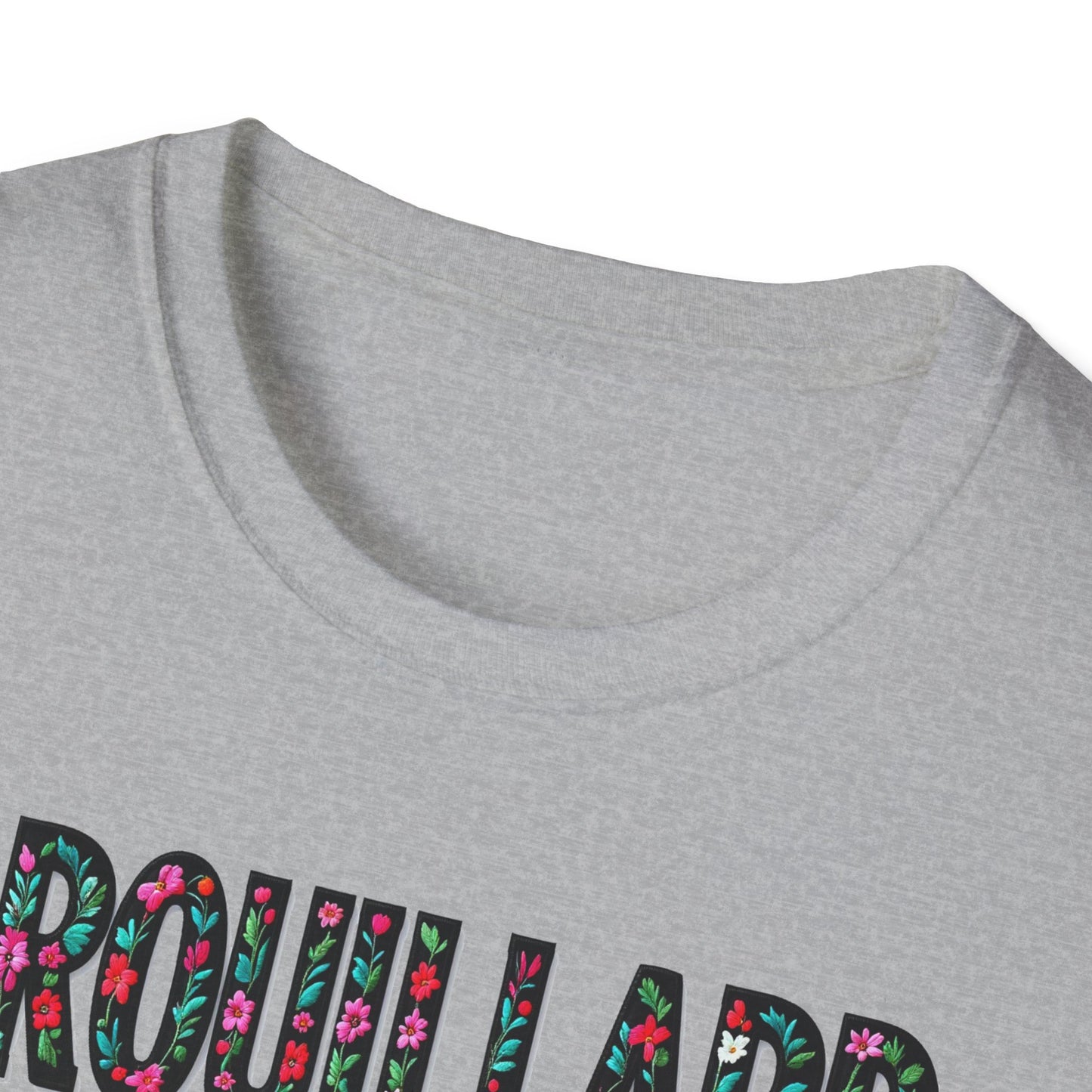 DROUILLARD Local Gal Flower-Heart T-Shirt, Softstyle Graphic Tee, Unisex Casual Wear, Support Local Merch, Gift for Community Lovers, Finkz WINDSOR