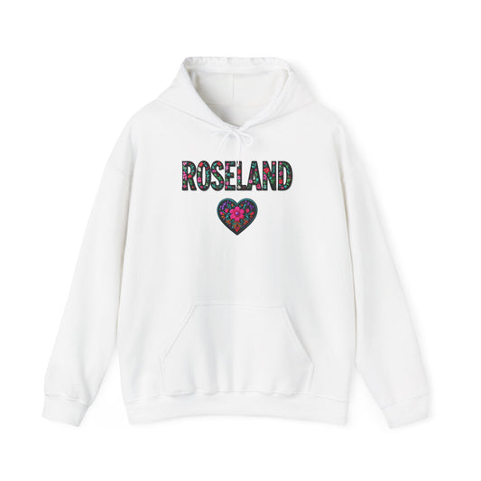 Roseland Local Gal Flower c01-n04-hs005, Hooded Sweatshirt -  Unisex Heavy Blend™ Pullover, Casual Hoodie for Every Day, Gift for Friends, Support'n Locals -Local Pride Apparel Support Your Community