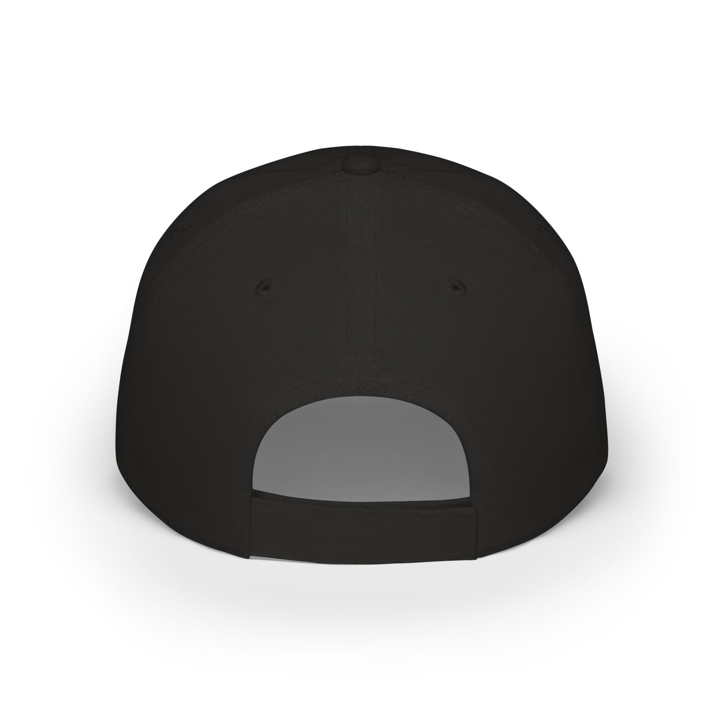 Camping Enthusiast White Low Profile Baseball Cap, Adjustable Hat, Outdoor Gear, Casual Style, Gift for Nature Lovers CampingEnthusiast.com