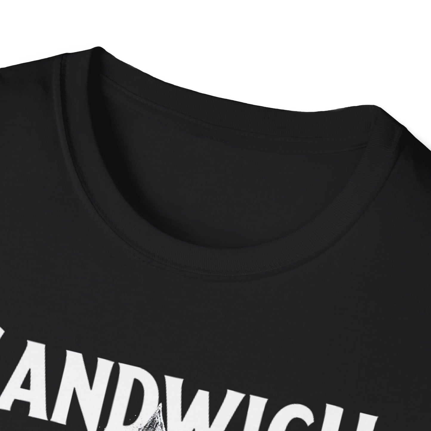 SANDWICH, Rep'n My Hood, Hardcore Local Cool Leaf T-Shirt, Softstyle Graphic Tee, Unisex Casual Wear, Support Local Merch, Gift for Community Lovers, Finkz WINDSOR