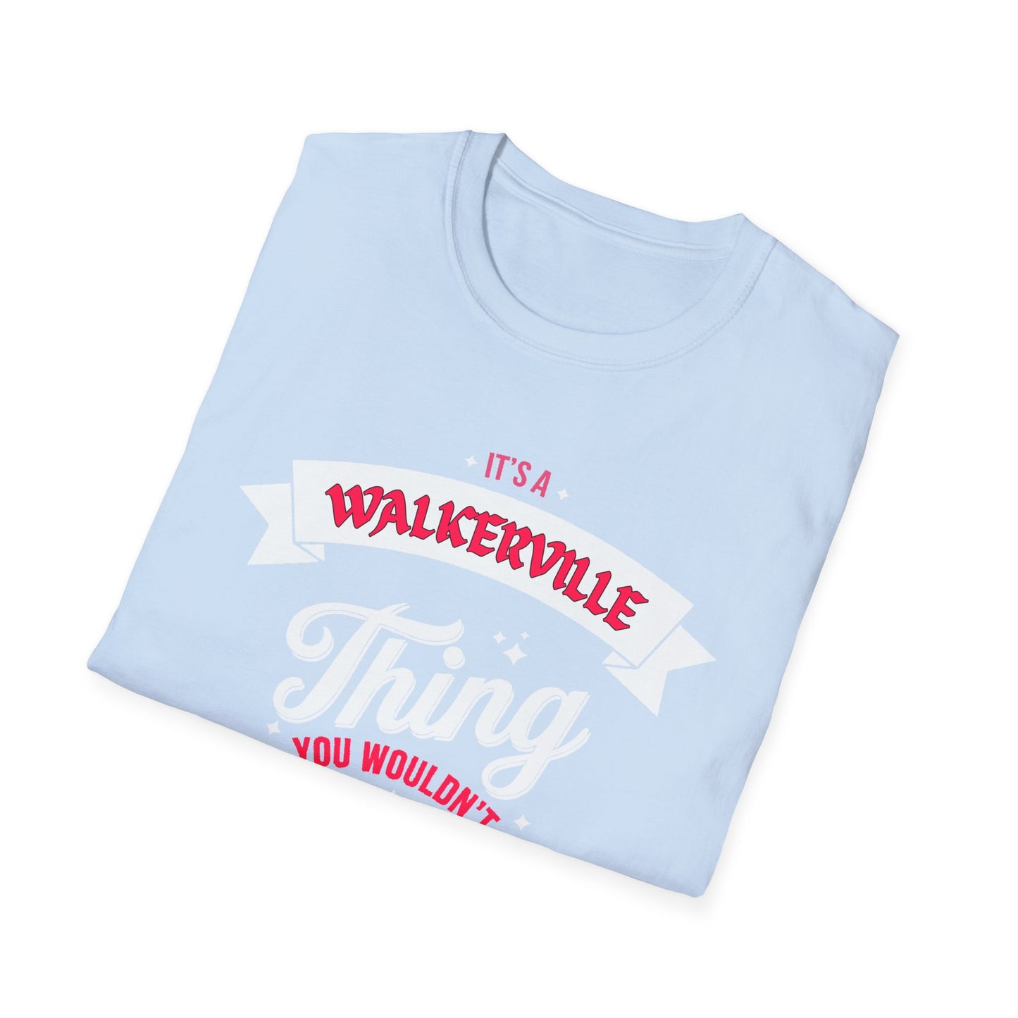 Walkerville THING T-Shirt, Softstyle Graphic Tee, Unisex Casual Wear, Support'n Locals Merch, Gift for Community Lovers, c01-n07-s003