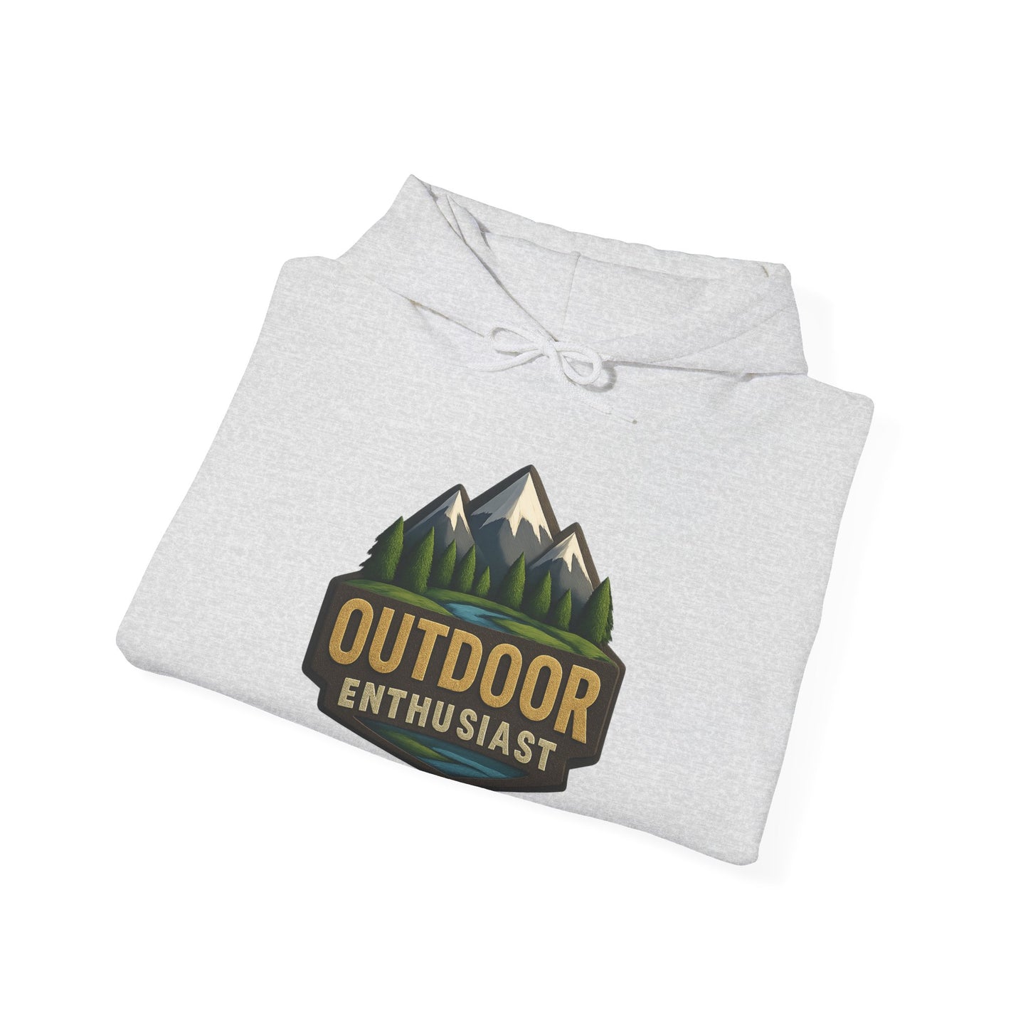 Outdoor Enthusiast Light Hoodie | OutdoorEnthusiast.Ca 100% Authentic | Cozy Camping Hoodie | Unisex Hooded Sweatshirt for Nature Lovers, Casual Wear, Gift for Him/Her, Outdoor Adventures..