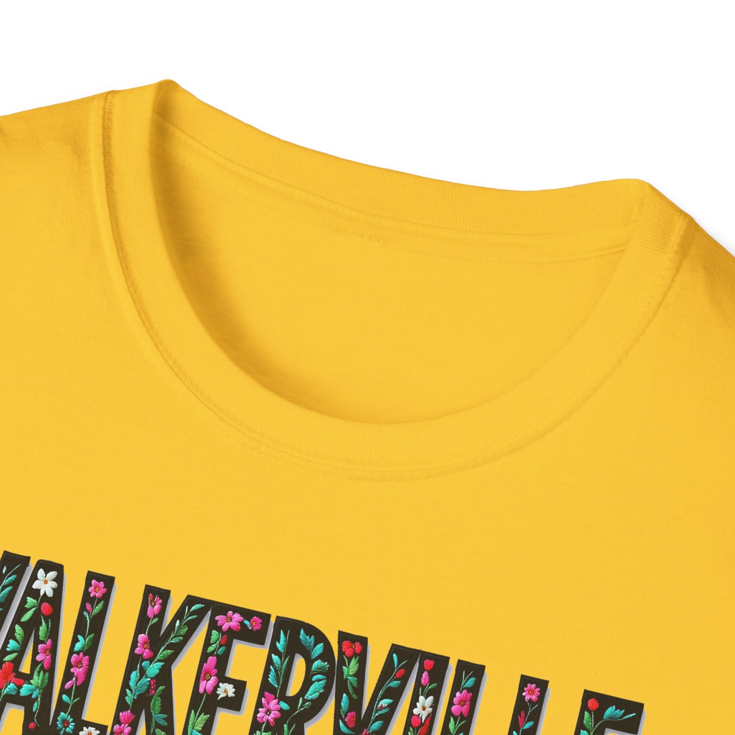 WALKERVILLE Local Gal Flower-Heart T-Shirt, 2 Softstyle Graphic Tee, Unisex Casual Wear, Support Local Merch, Gift for Community Lovers, Finkz WINDSOR