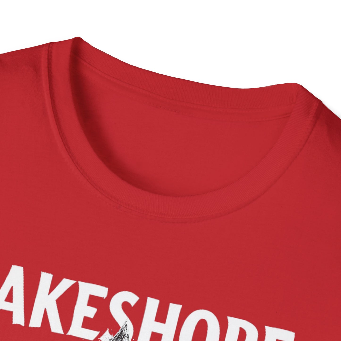 LAKESHORE, Rep'n My Hood, Hardcore Local Cool Leaf T-Shirt, Softstyle Graphic Tee, Unisex Casual Wear, Support Local Merch, Gift for Community Lovers, Finkz WINDSOR