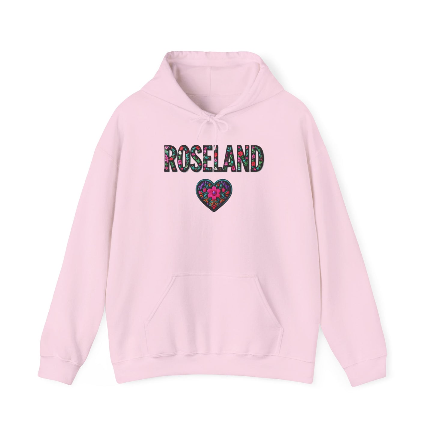 Roseland Local Gal Flower c01-n04-hs005, Hooded Sweatshirt -  Unisex Heavy Blend™ Pullover, Casual Hoodie for Every Day, Gift for Friends, Support'n Locals -Local Pride Apparel Support Your Community