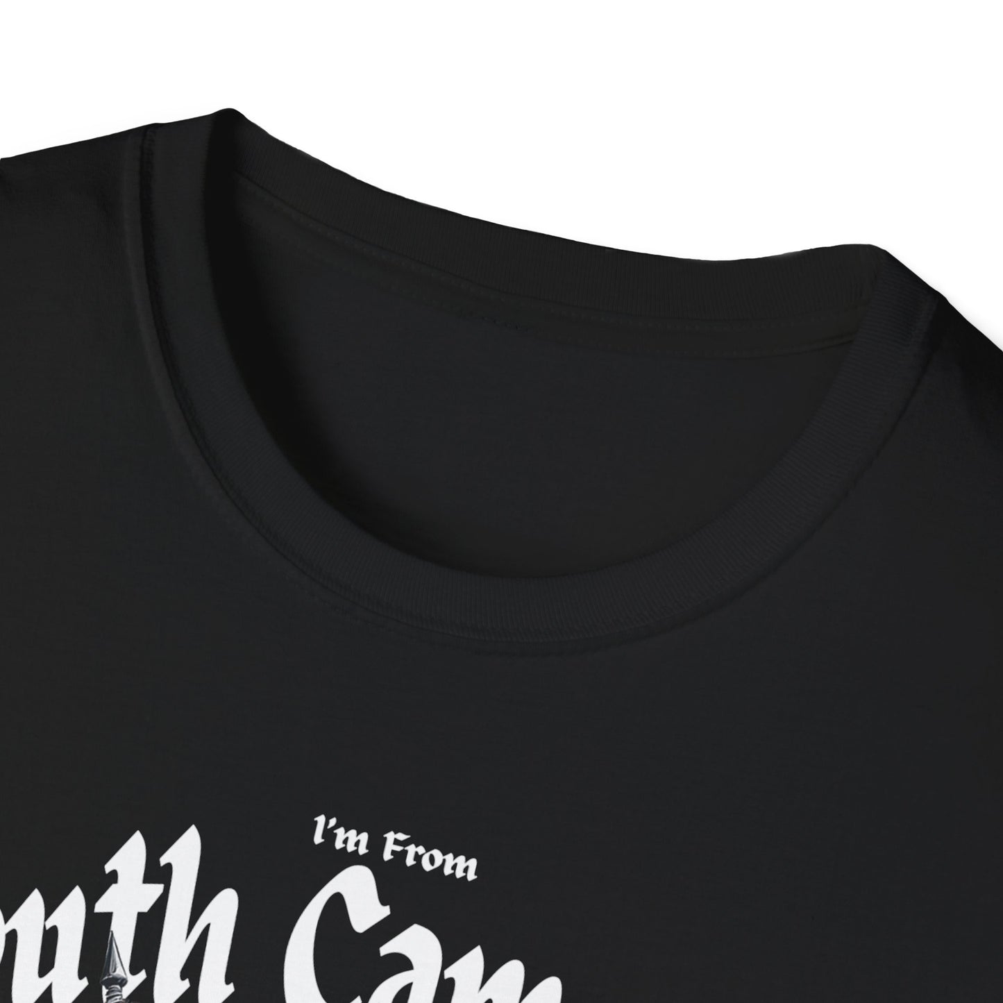 South Cameron Underestimate Guy T-Shirt, c01-n12-s002 Softstyle Graphic Tee, Unisex Casual Wear, Support'n Locals Merch, Gift for Community Lovers.
