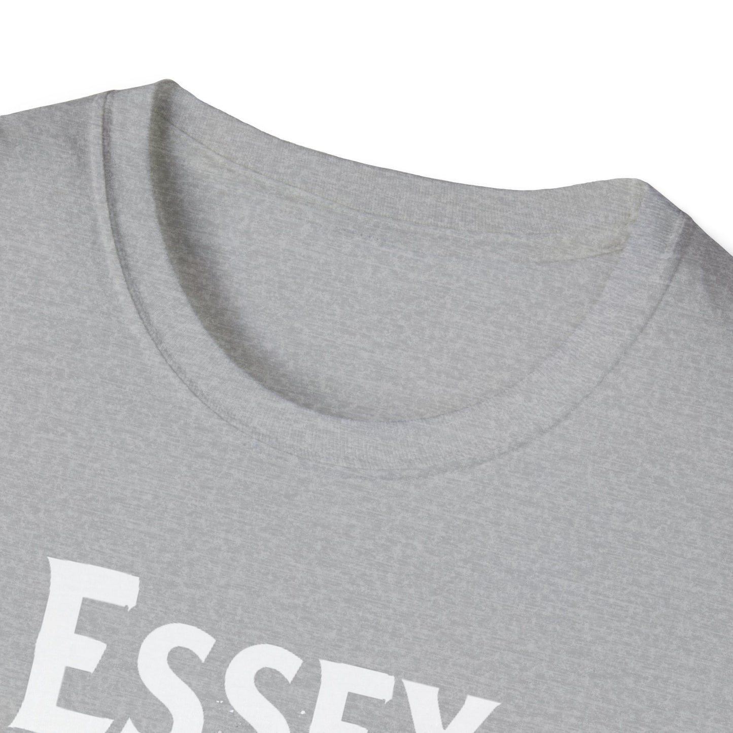 ESSEX, We Support Our Own 2, Hardcore Local White Leaf T-Shirt, Softstyle Graphic Tee, Unisex Casual Wear, Support Local Merch, Gift for Community Lovers Finkz Windsor
