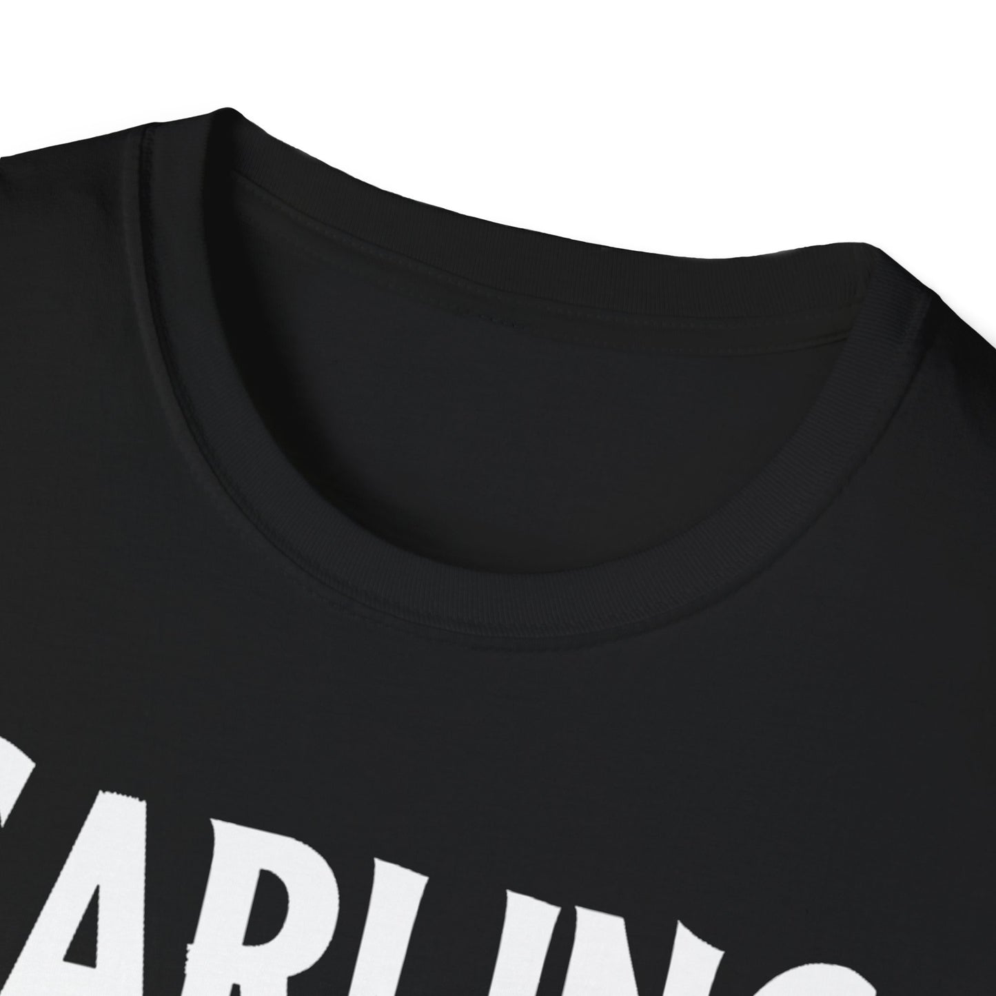 Carling Hardcore Rep'n White Leaf T-Shirt, c02-n03-s007 Softstyle Graphic Tee, Unisex Casual Wear, Support'n Locals Merch, Gift for Community Lovers.