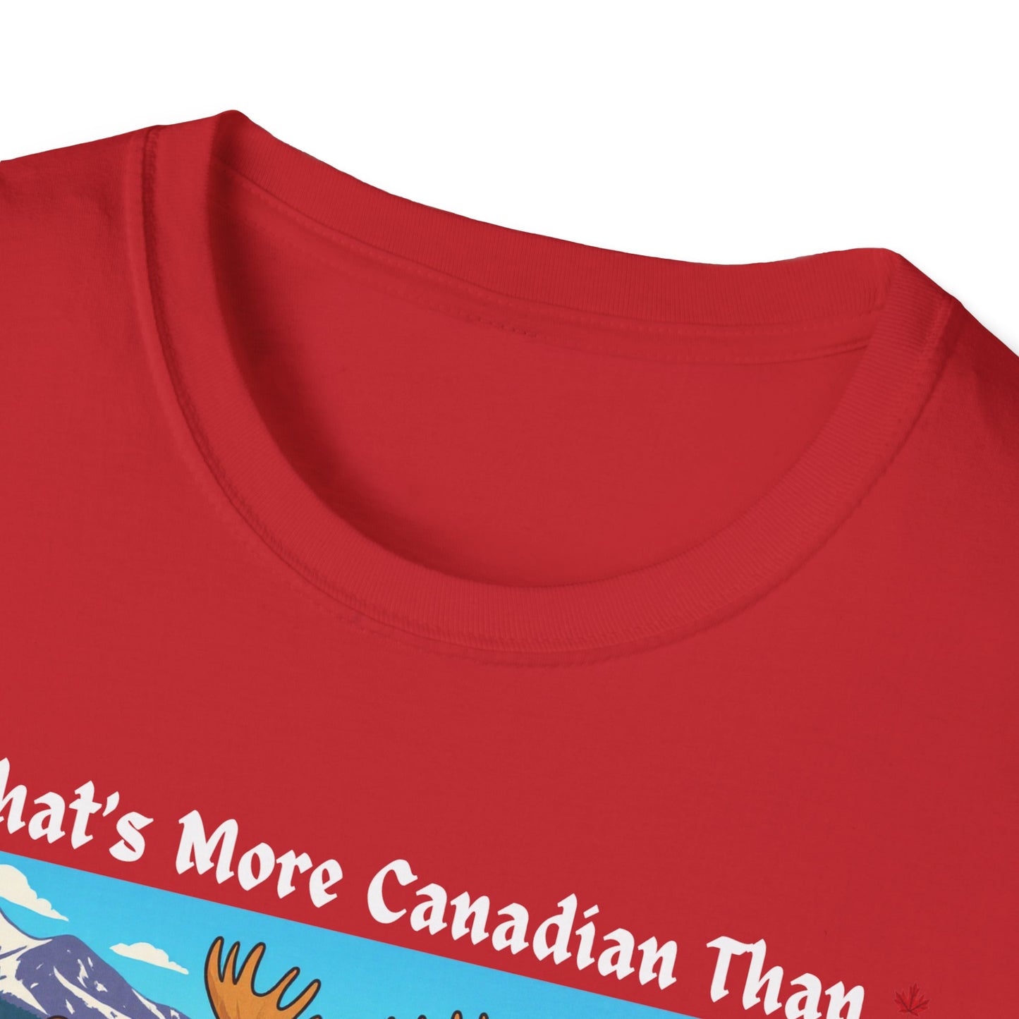 Cartoon Whats More Canadian than a Beaver, Moose and Canada Goose T-Shirt, Softstyle Graphic Tee, Unisex Casual Wear, Support Local Merch, Gift for Community Lovers, Finkz