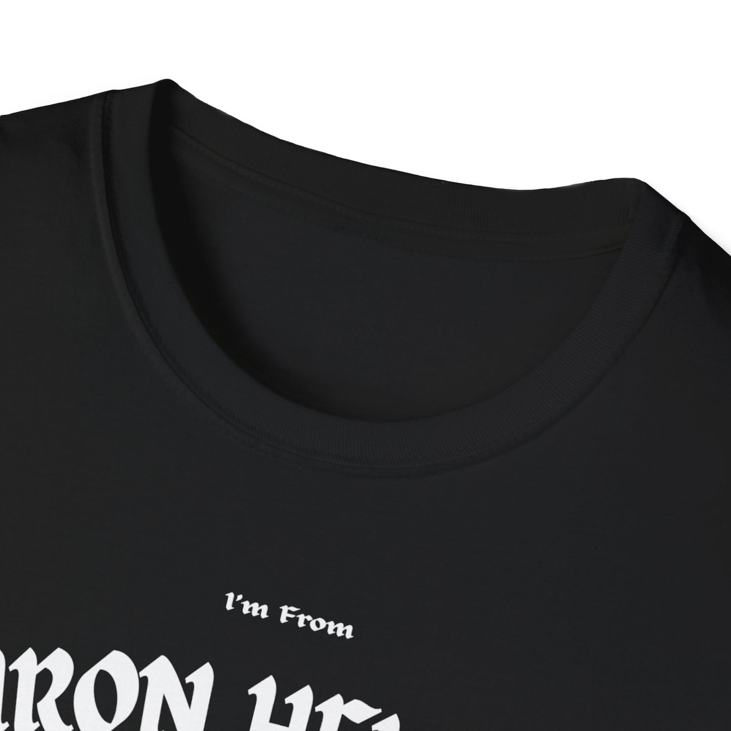 Huron Heights Underestimate Gal T-Shirt, c002-n06-s001 Softstyle Graphic Tee, Unisex Casual Wear, Support'n Locals Merch, Gift for Community Lovers.