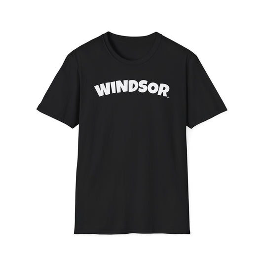 WINDSOR T-Shirt, Softstyle Graphic Tee, Unisex Casual Wear, Support Local Merch, Gift for Community Lovers, Finkz Windsor
