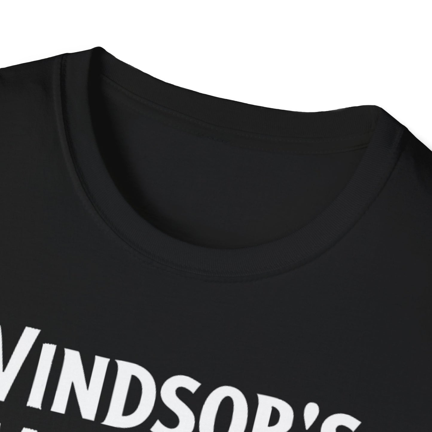 EAST WINDSOR, We Support Our Own 2, Hardcore Local White Leaf T-Shirt, Softstyle Graphic Tee, Unisex Casual Wear, Support Local Merch, Gift for Community Lovers Finkz Windsor