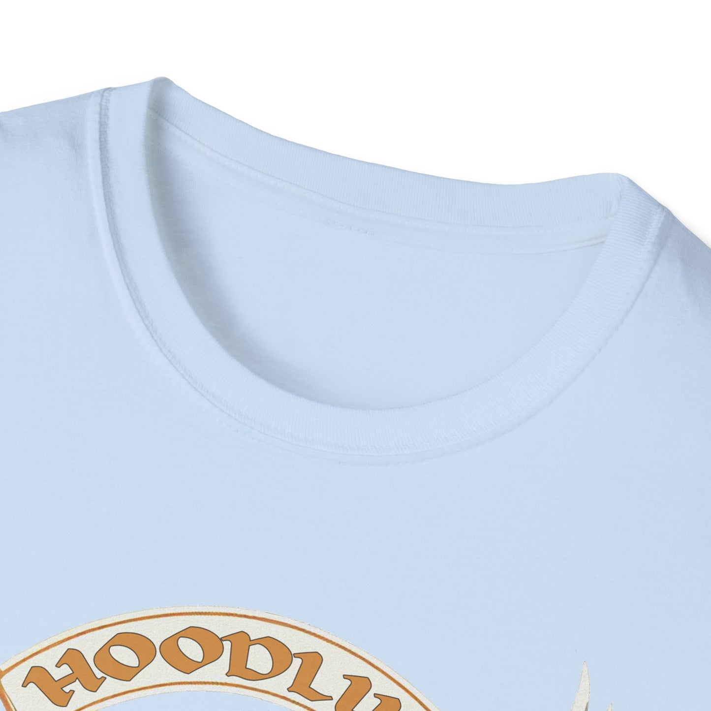 Forest Glade Hoodlum University Wings T-Shirt, Softstyle Graphic Tee, Unisex Casual Wear, Support'n Locals Merch, Gift for Community Lovers, c01-n09-s004