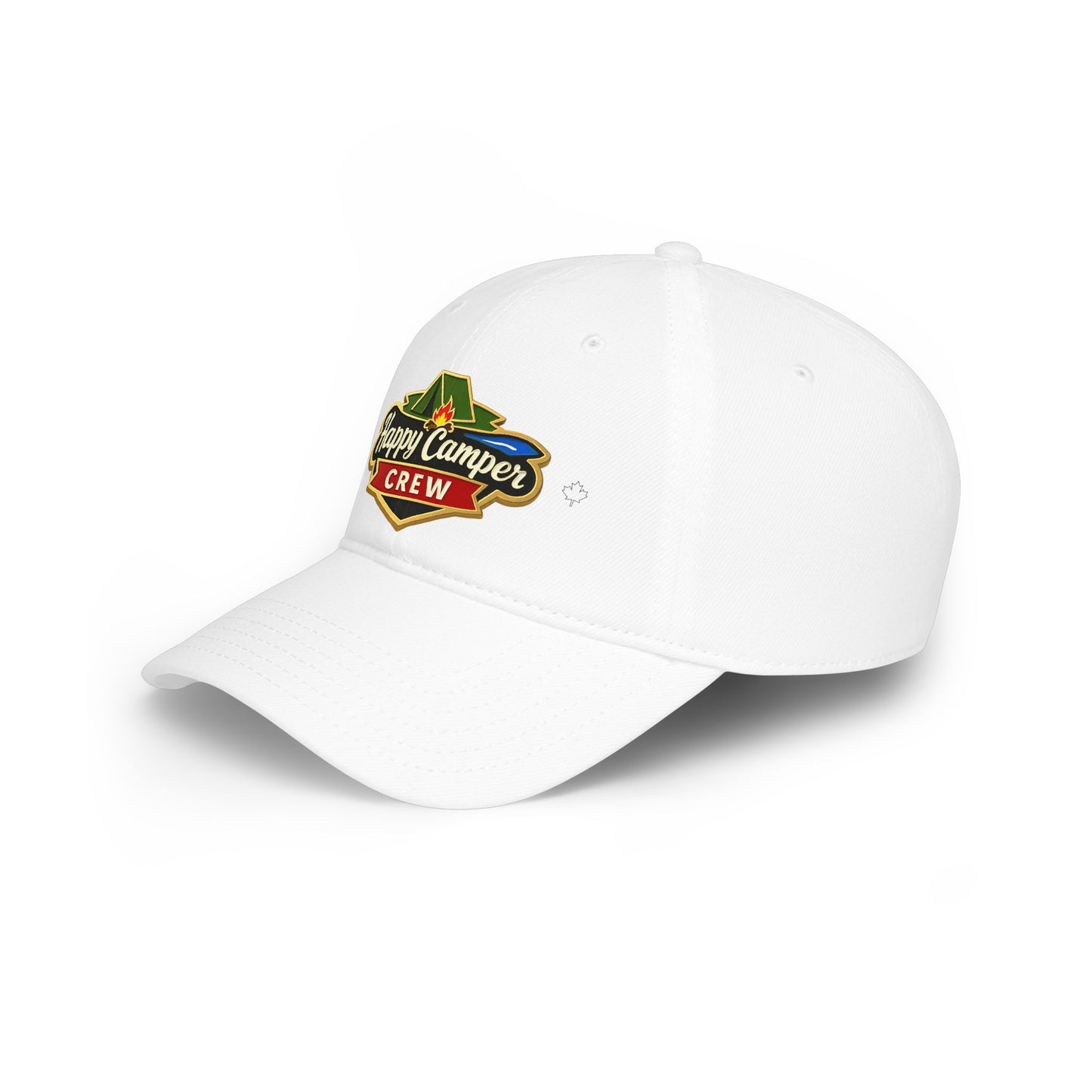 Happy Camper Crew Low Profile Baseball Cap, Adjustable Hat, Outdoor Gear, Casual Style, Gift for Nature Lovers - HappyCamperCrew.com