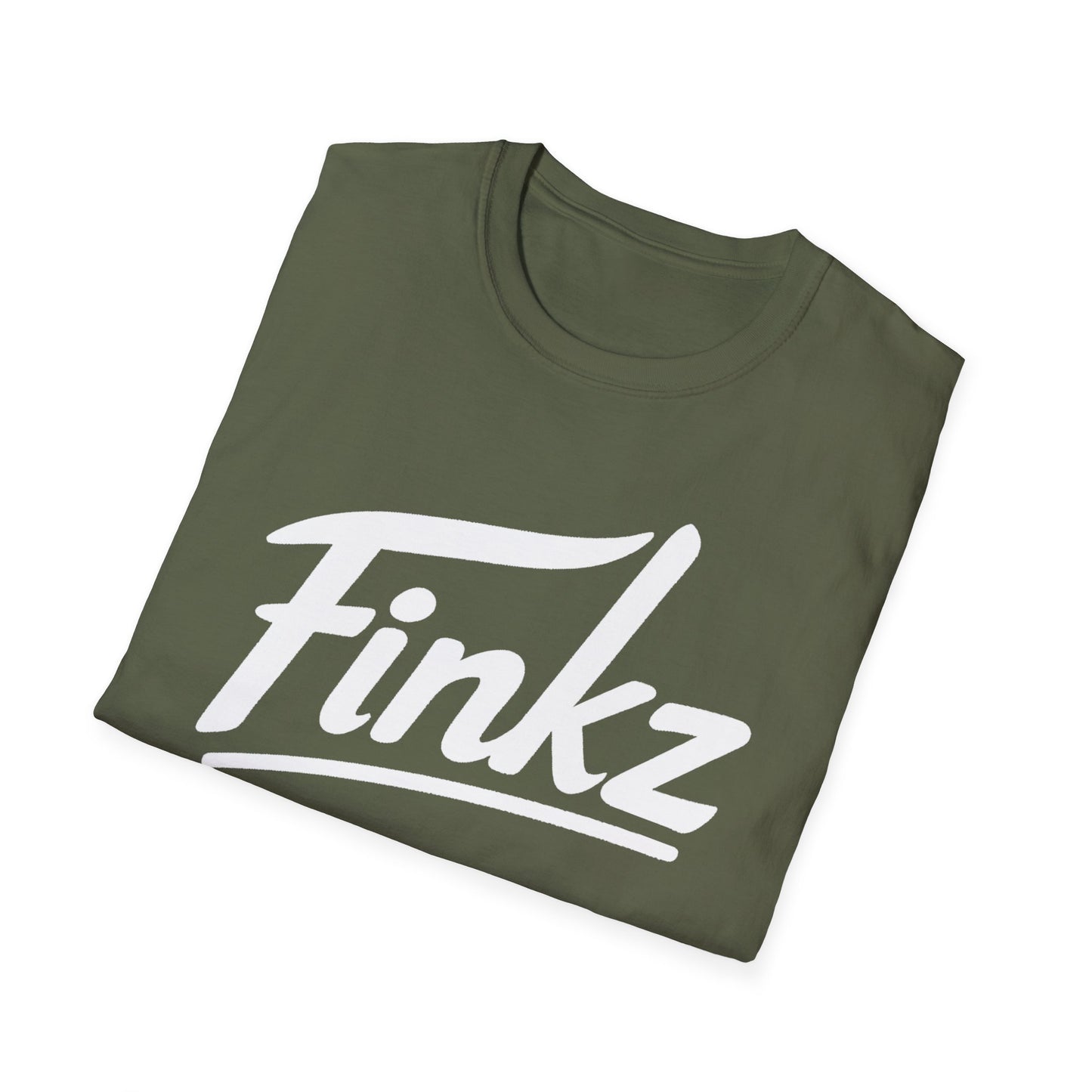 Finkz T-Shirt, Softstyle Graphic Tee, Unisex Casual Wear, Support Local Merch, Gift for Community Lovers
