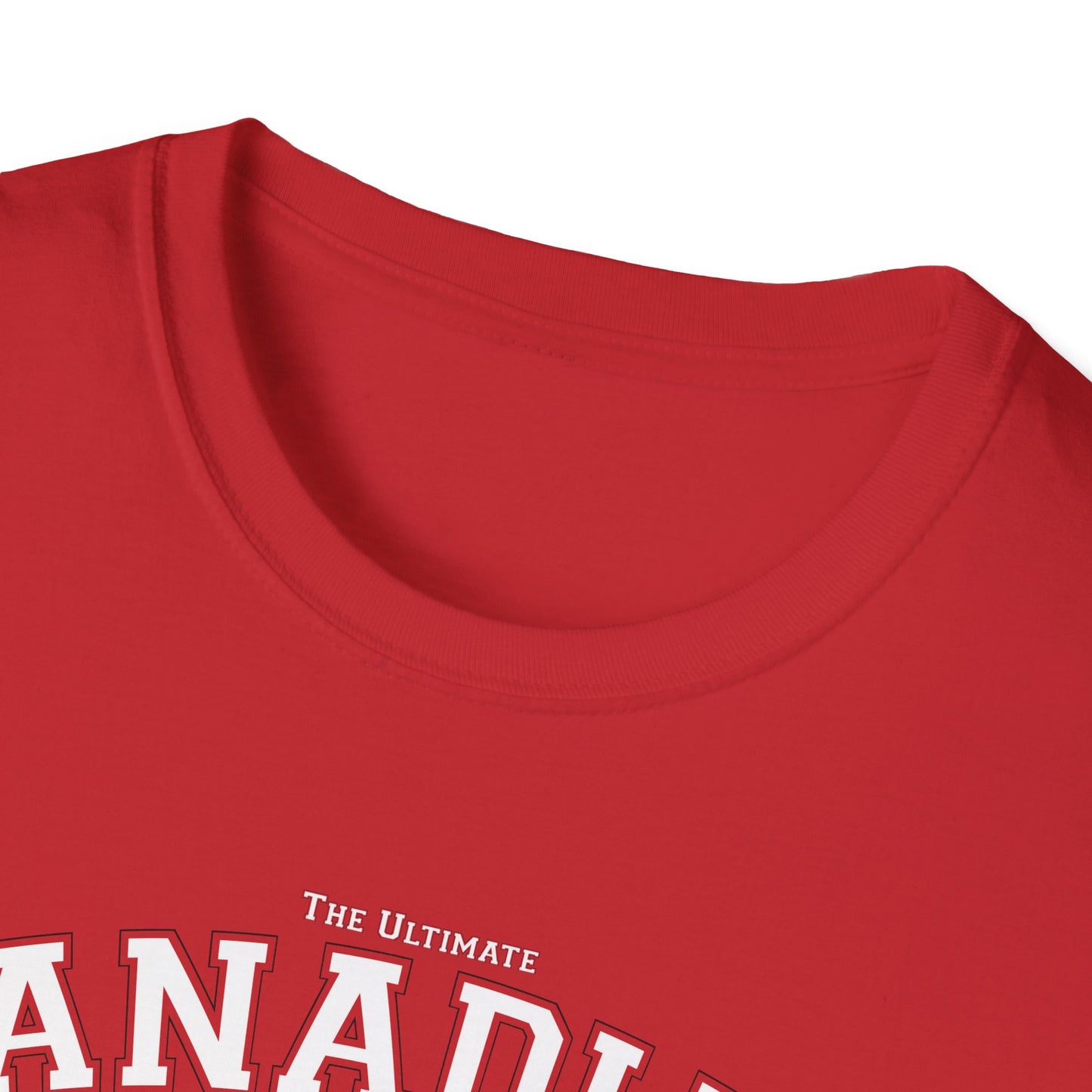 Canadian Rue 66 Road Trip Adventure Trail Red T-Shirt, Softstyle, Unisex - Rue66.ca