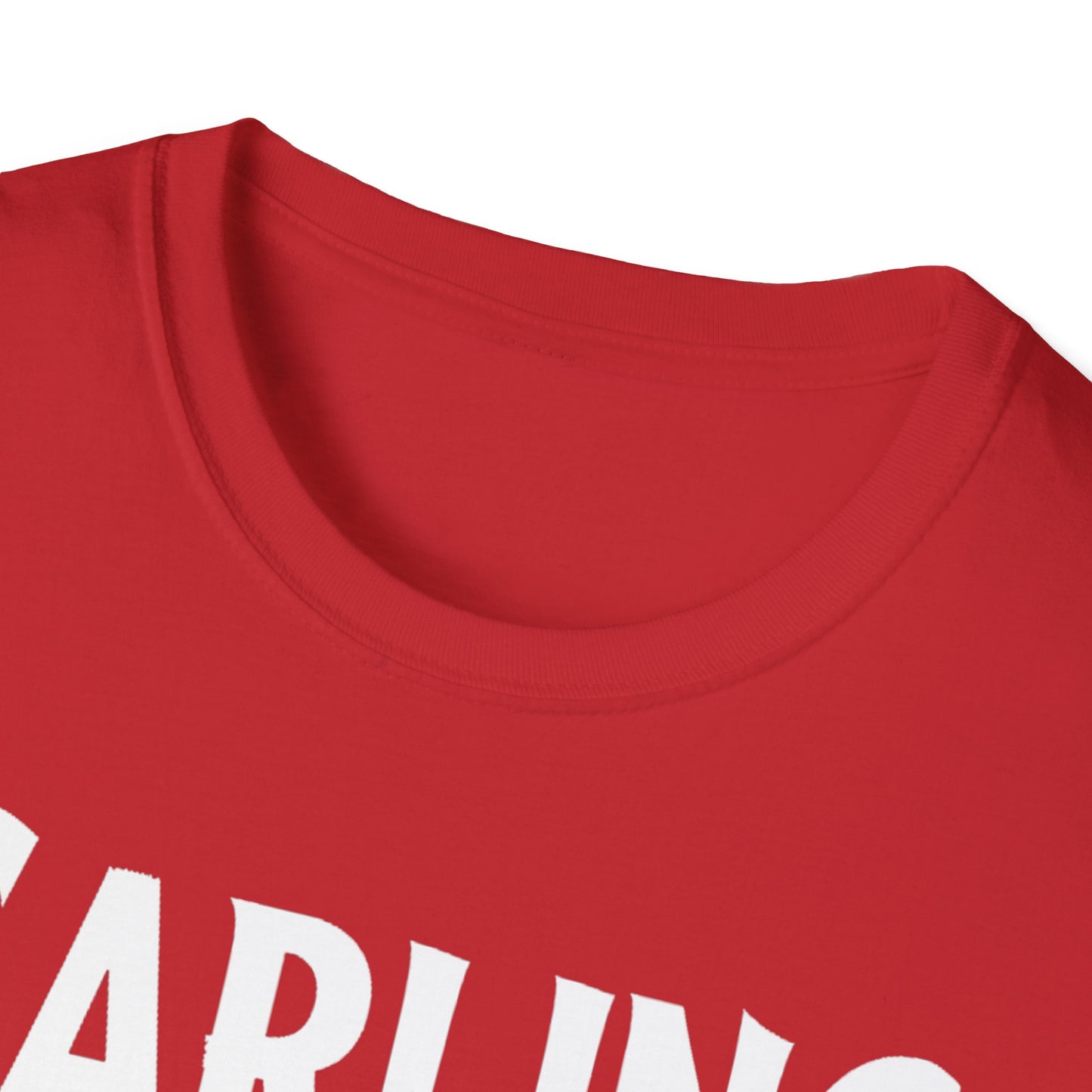 Carling Hardcore Rep'n White Leaf T-Shirt, c02-n03-s007 Softstyle Graphic Tee, Unisex Casual Wear, Support'n Locals Merch, Gift for Community Lovers.