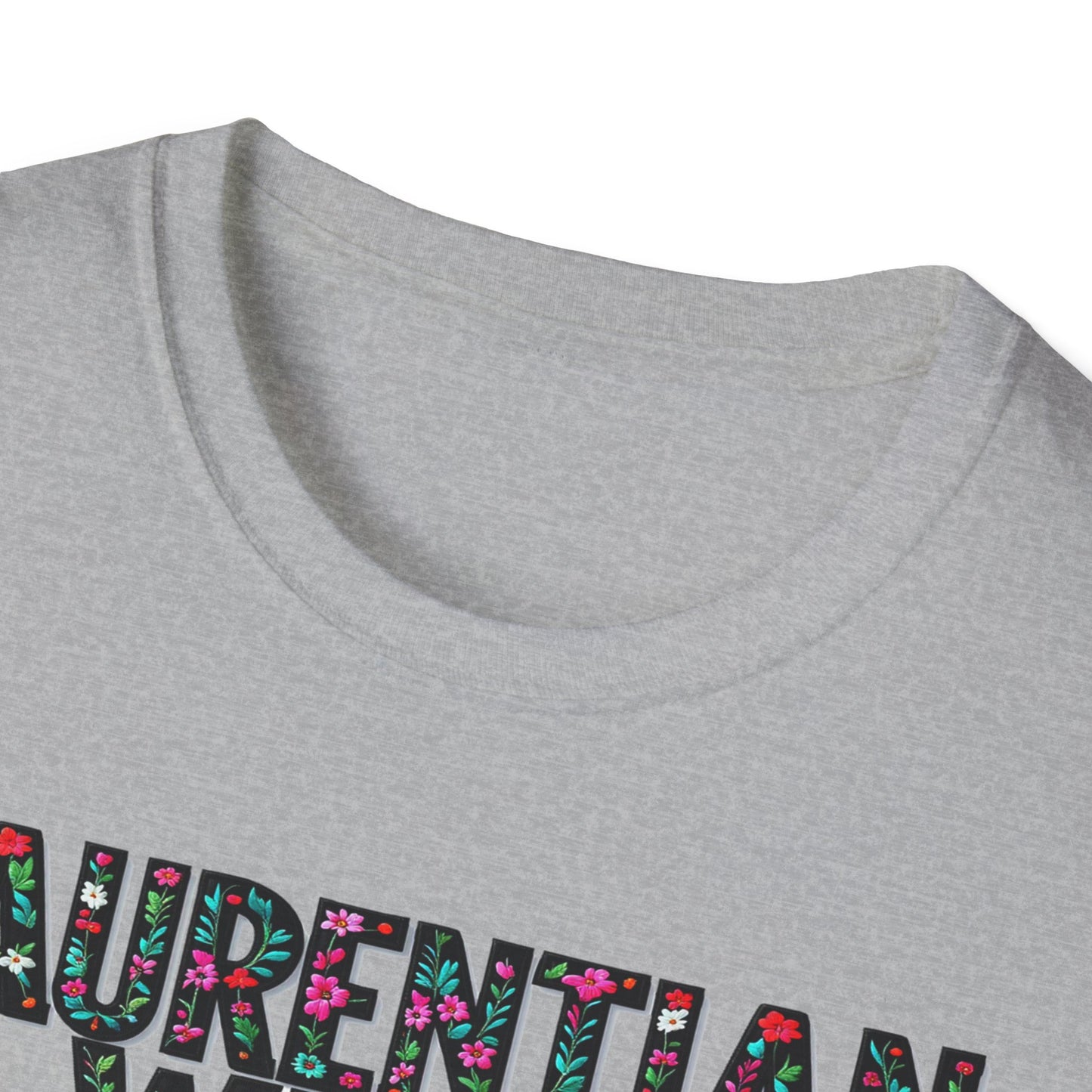 Laurentian West Local Gal Flower-Heart T-Shirt, c03-n01-s005 Softstyle Graphic Tee, Unisex Casual Wear, Support Local Merch, Gift for Community Lovers, Finkz WINDSOR