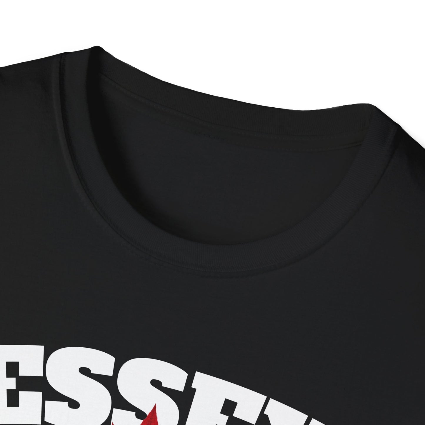 ESSEX Local Gal Red Leaf T-Shirt, Softstyle Graphic Tee, Unisex Casual Wear, Support Local Merch, Gift for Community Lovers, Finkz Windsor