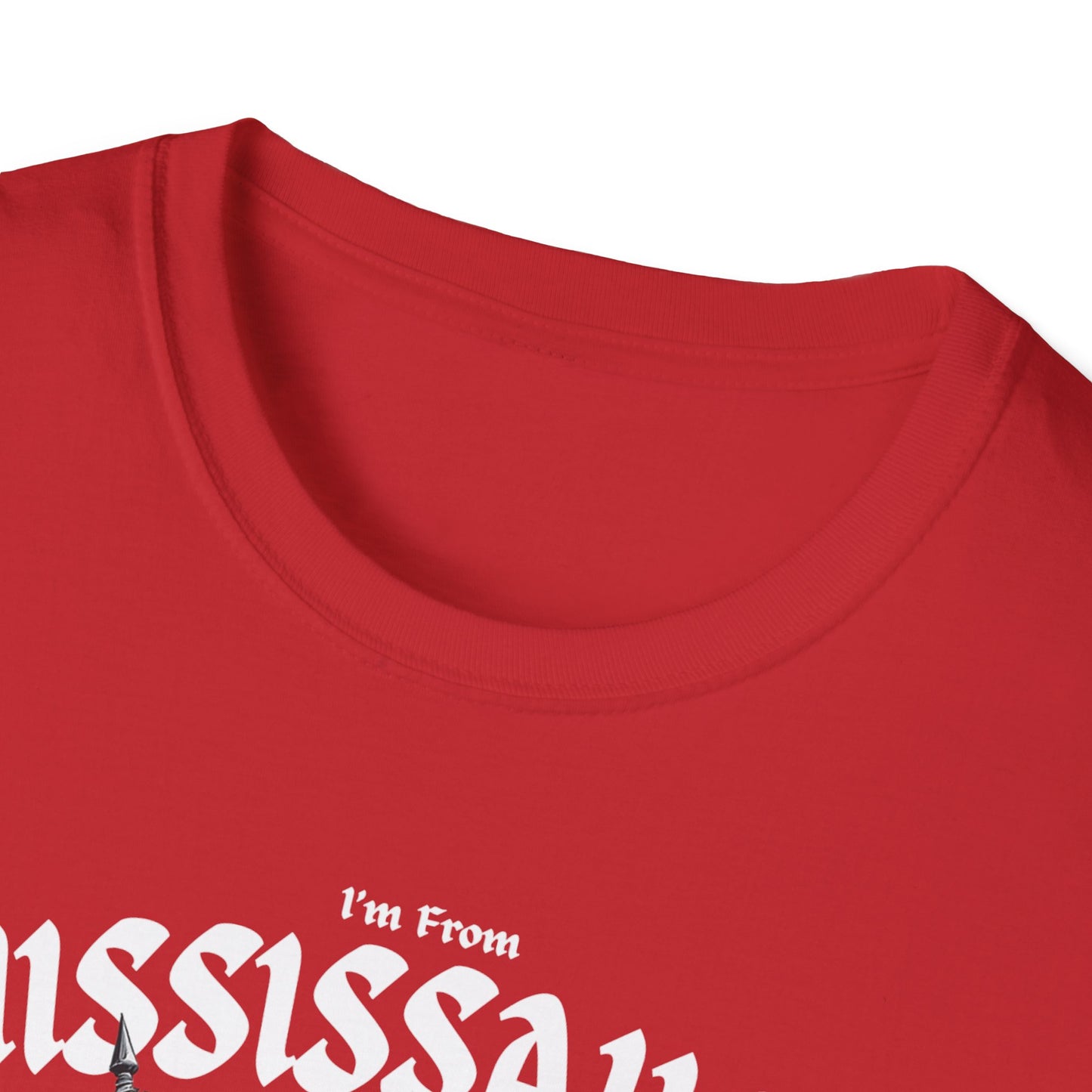 Mississauga Underestimate Guy T-Shirt, c05-n00-s002 Softstyle Graphic Tee, Unisex Casual Wear, Support'n Locals Merch, Gift for Community Lovers.