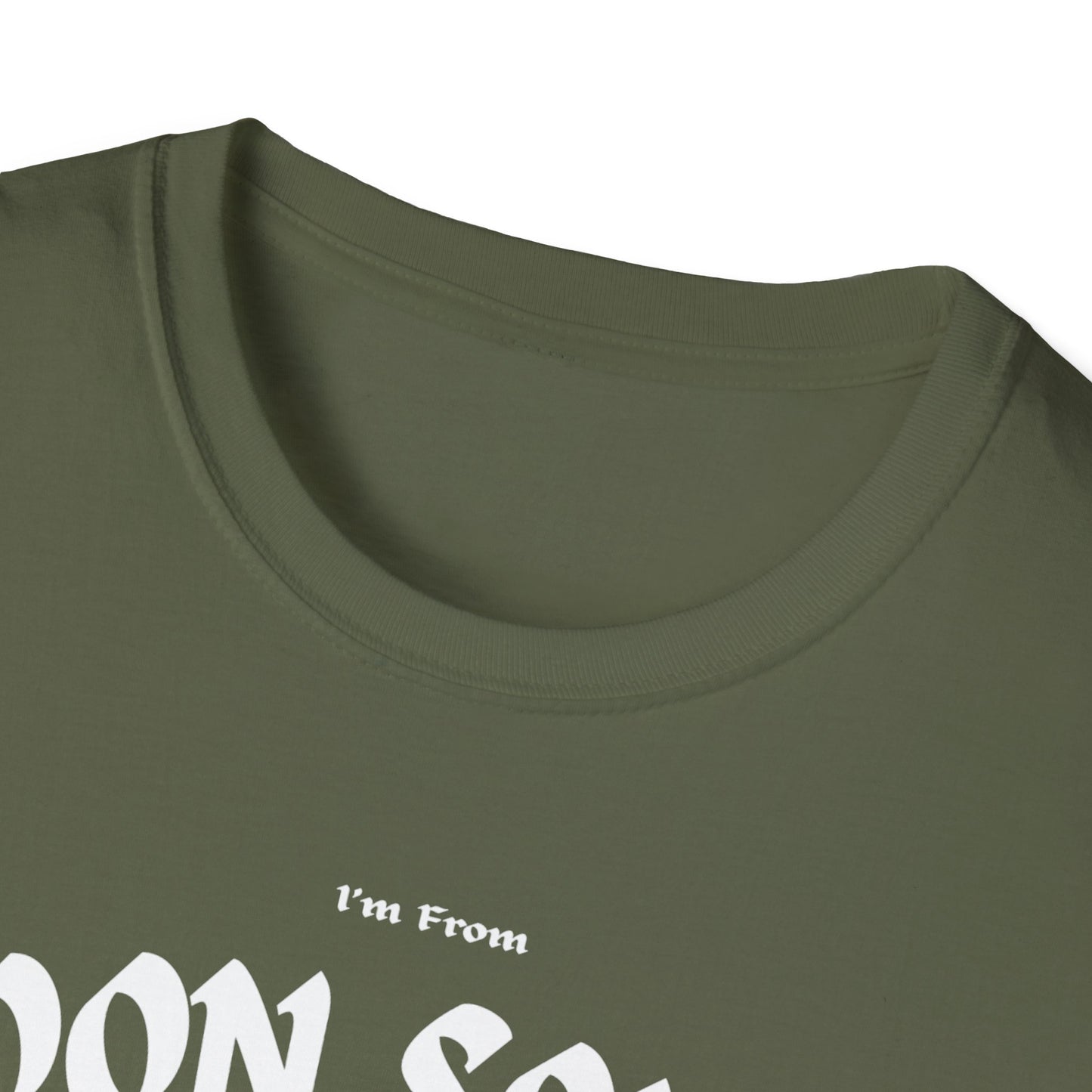 Doon South Underestimate Gal T-Shirt, c03-n02-s001 Softstyle Graphic Tee, Unisex Casual Wear, Support'n Locals Merch, Gift for Community Lovers.