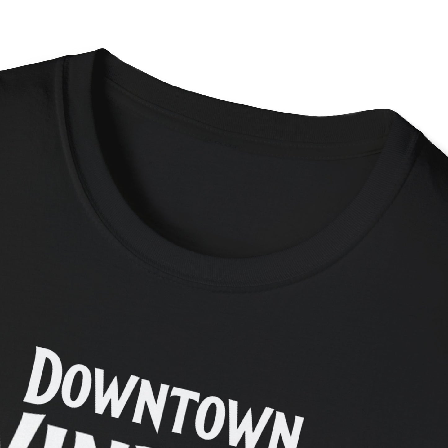 Downtown Windsor Hardcore Local Red Leaf, We Support Our Own, 1 T-Shirt, Softstyle Graphic Tee, Unisex Casual Wear, Support Local Merch, Gift for Community Lovers