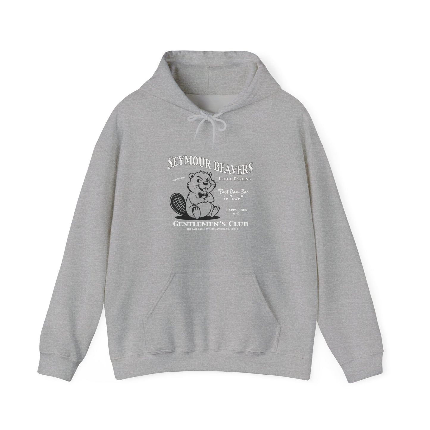 Seymour Beaver c00-n00-hs009, Hooded Sweatshirt -  Unisex Heavy Blend™ Pullover, Casual Hoodie for Every Day, Gift for Friends, Support'n Locals -Local Pride Apparel Support Your Community