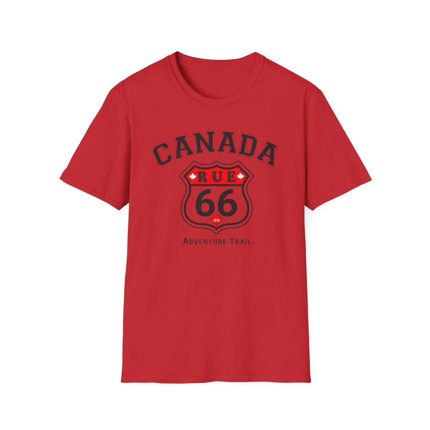 Rue 66 Adventure Trail T-Shirt, Softstyle, Unisex - Rue66.ca