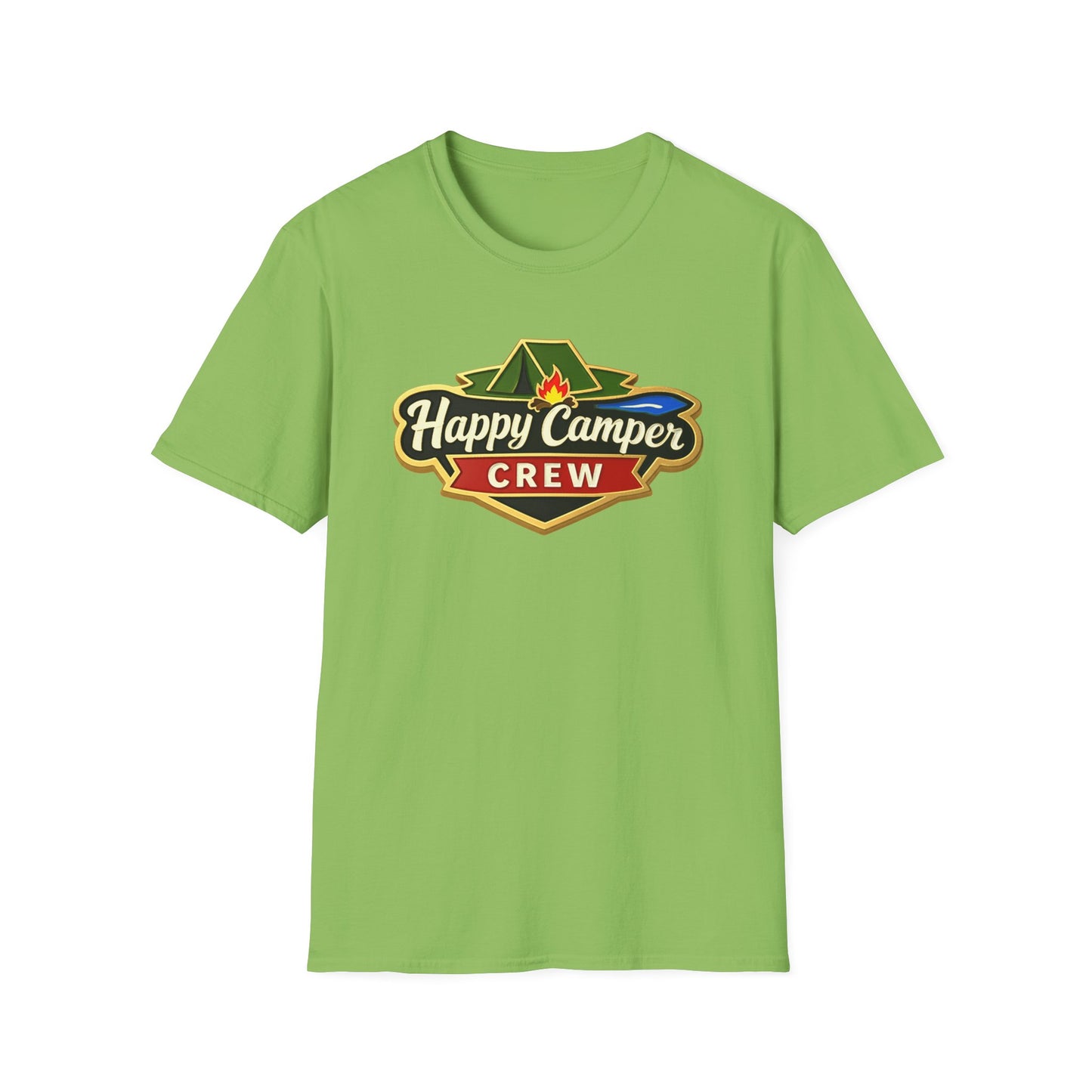 Happy Camper Crew - T-Shirt dark, Softstyle, Unisex HappyCamperCrew.com