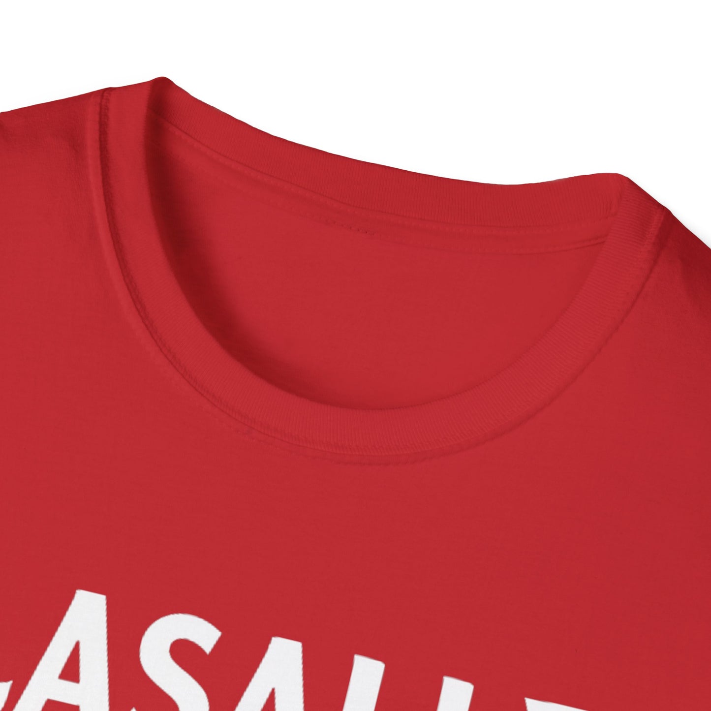 LaSalle Hardcore Local Red Leaf, We Support Our Own, 1 T-Shirt, Softstyle Graphic Tee, Unisex Casual Wear, Support Local Merch, Gift for Community Lovers