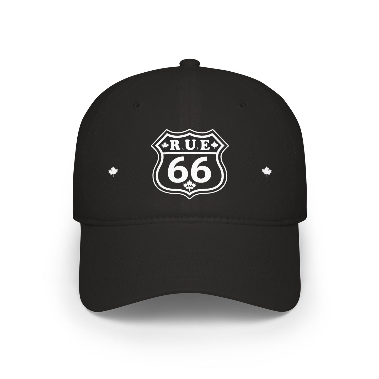 Rue 66 Low Profile Baseball Cap Red, Adjustable Hat, Outdoor Gear, Casual Style, Gift for Nature Lovers - rue66.ca